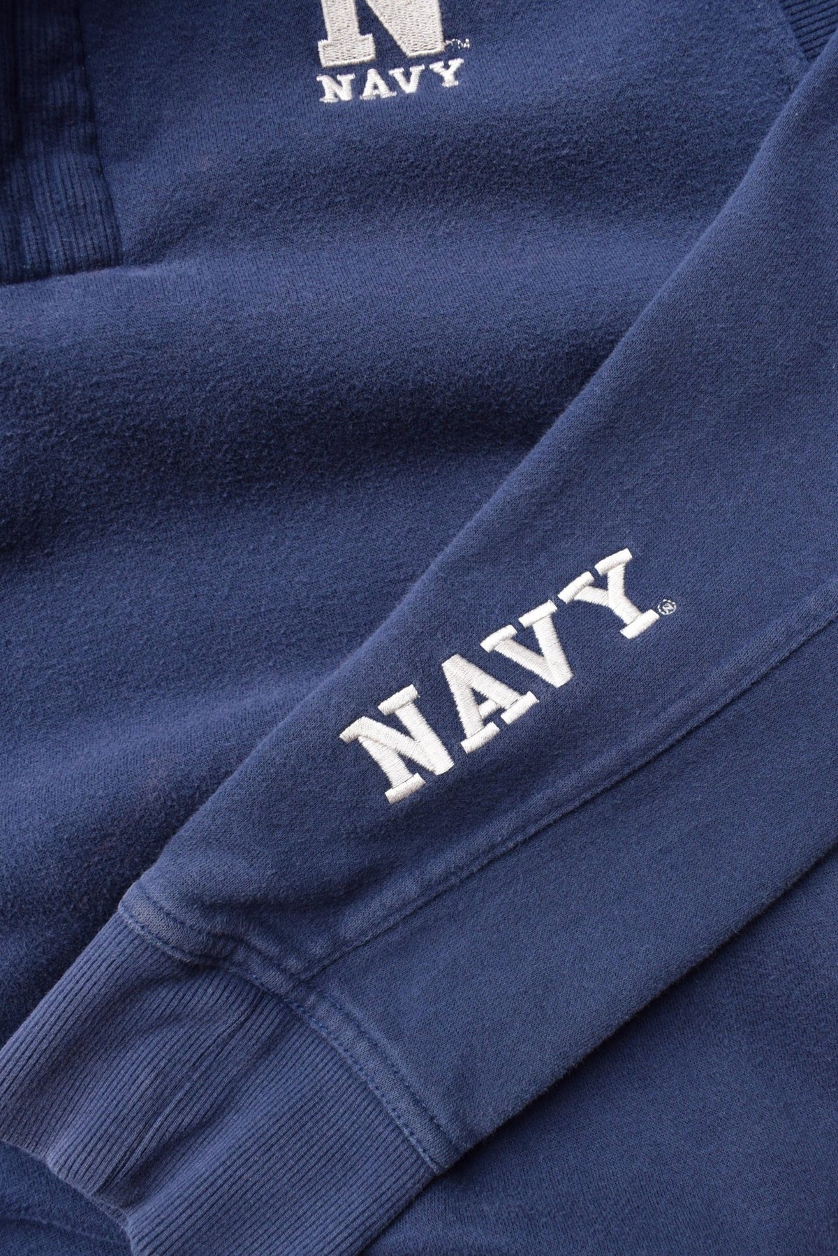 Nike x United States Navy Embroidered Quarter Zip — 2000s (M) - Retrospective Store