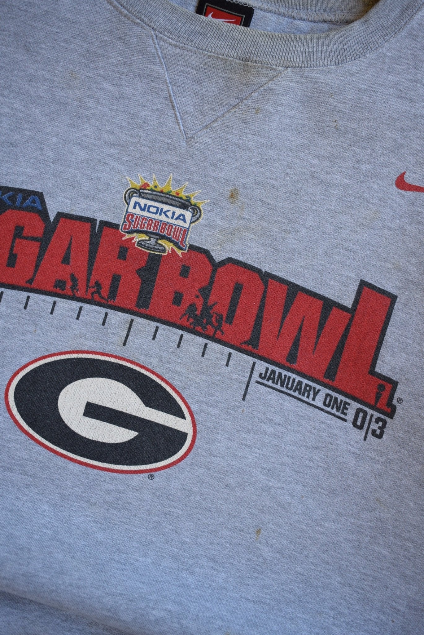 Nike x University of Georgia Bulldogs Crewneck — 2003 (L/XL) - Retrospective Store