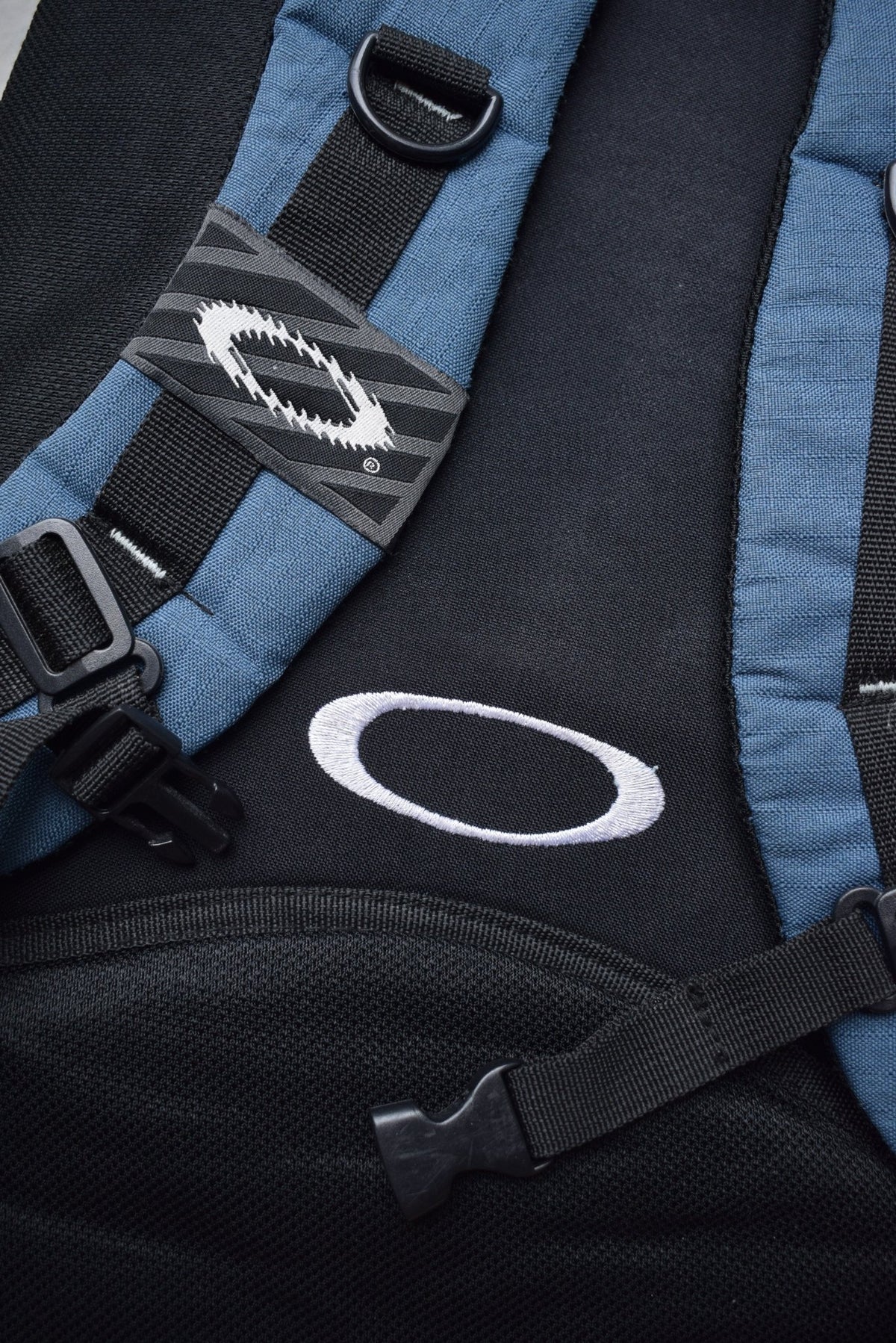 Oakley Blue & Black Utility Backpack — 2000s - Retrospective Store