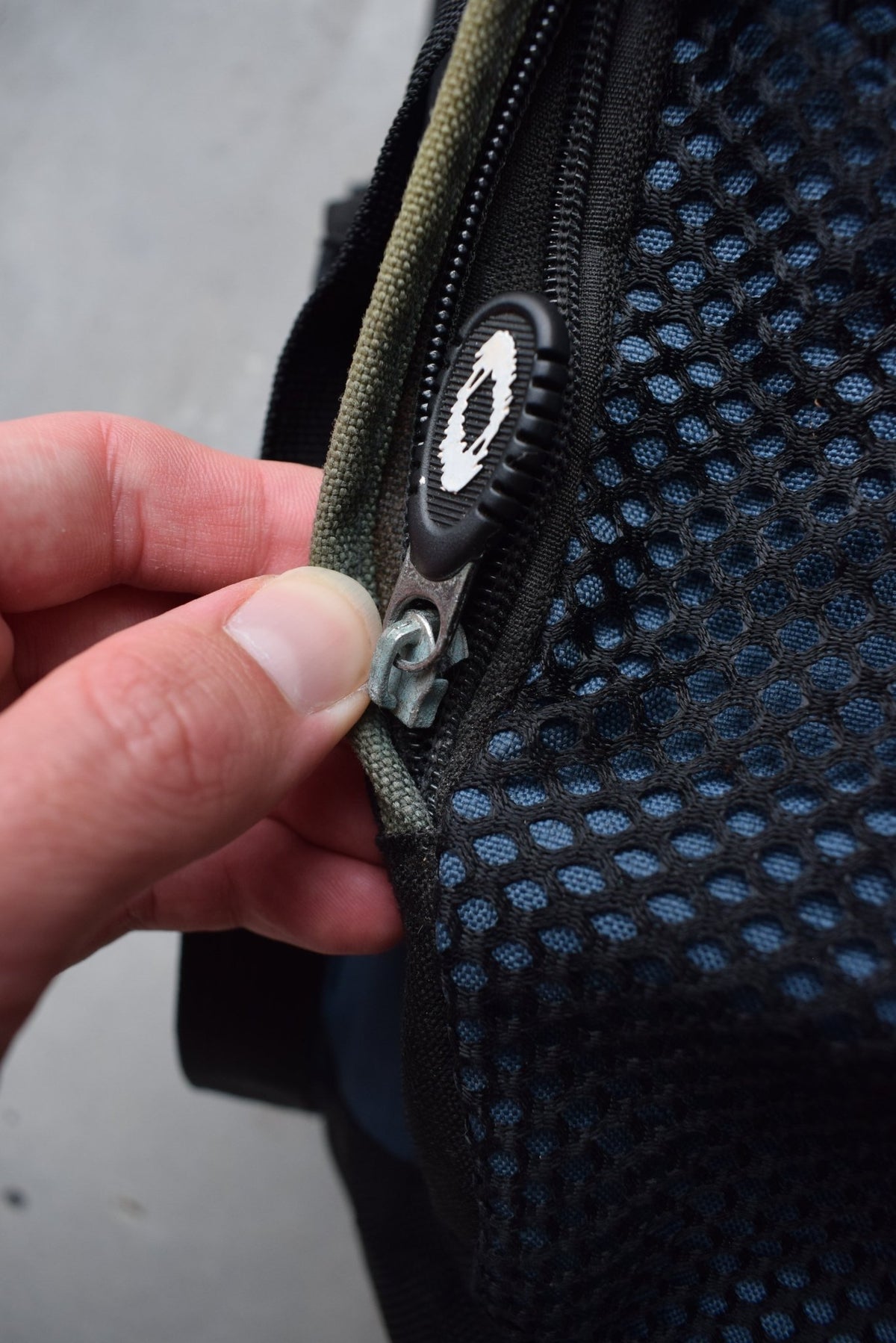 Oakley Blue & Black Utility Backpack — 2000s - Retrospective Store
