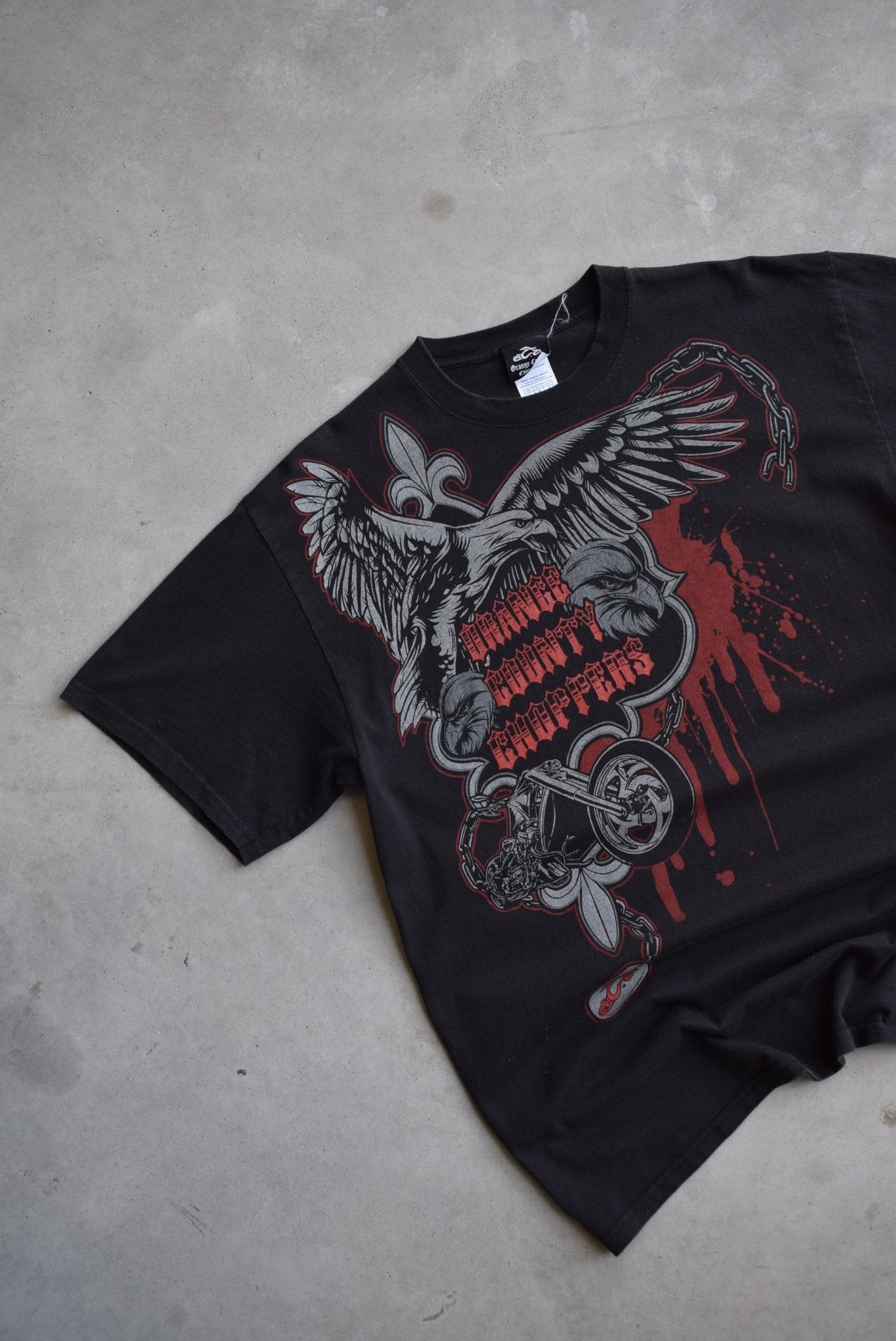 Orange County Choppers Black Graphic Tee — 2000s (L) - Retrospective Store