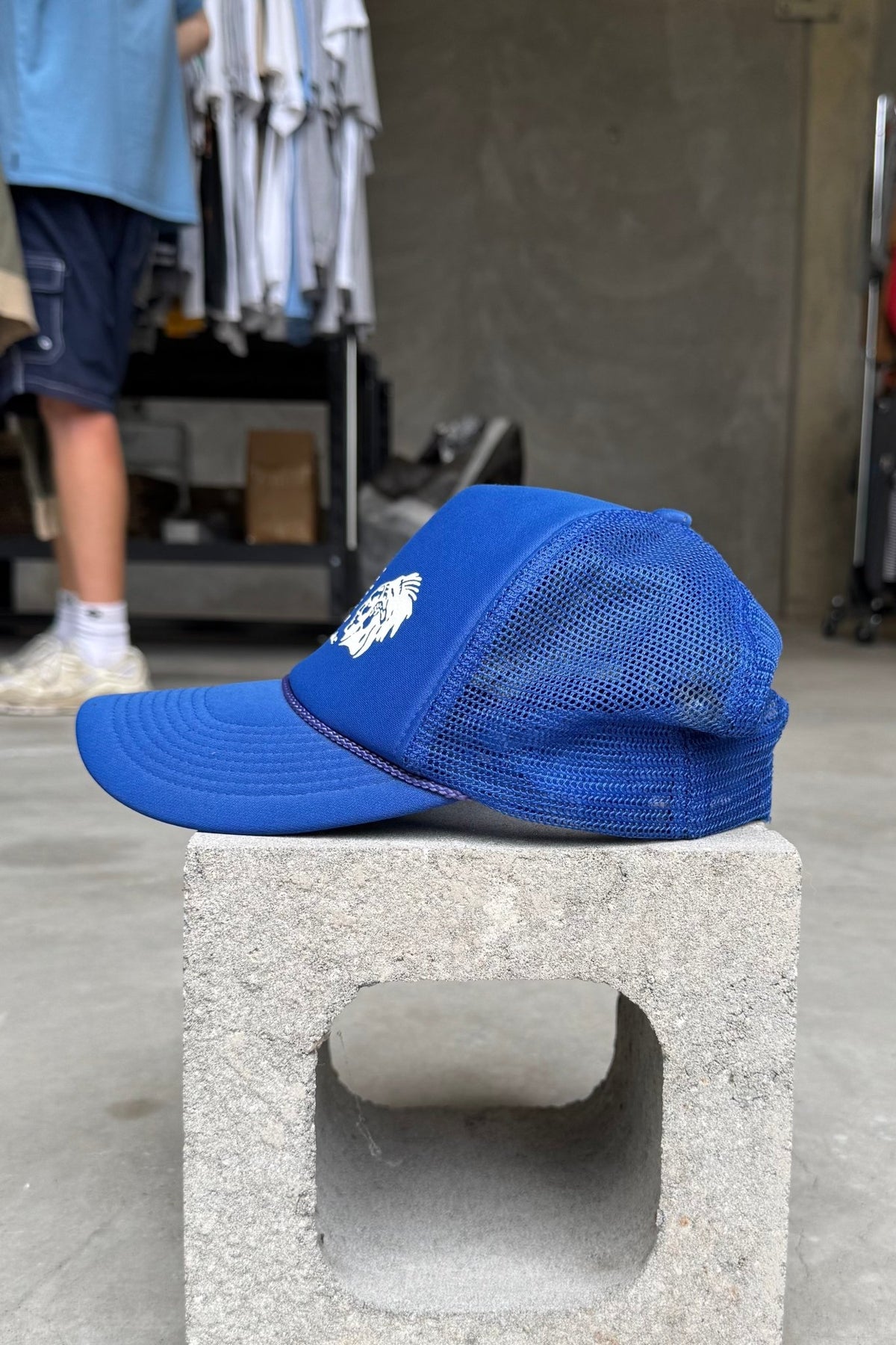 Osage Bluff Marina Blue Hat — 1990s - Retrospective Store