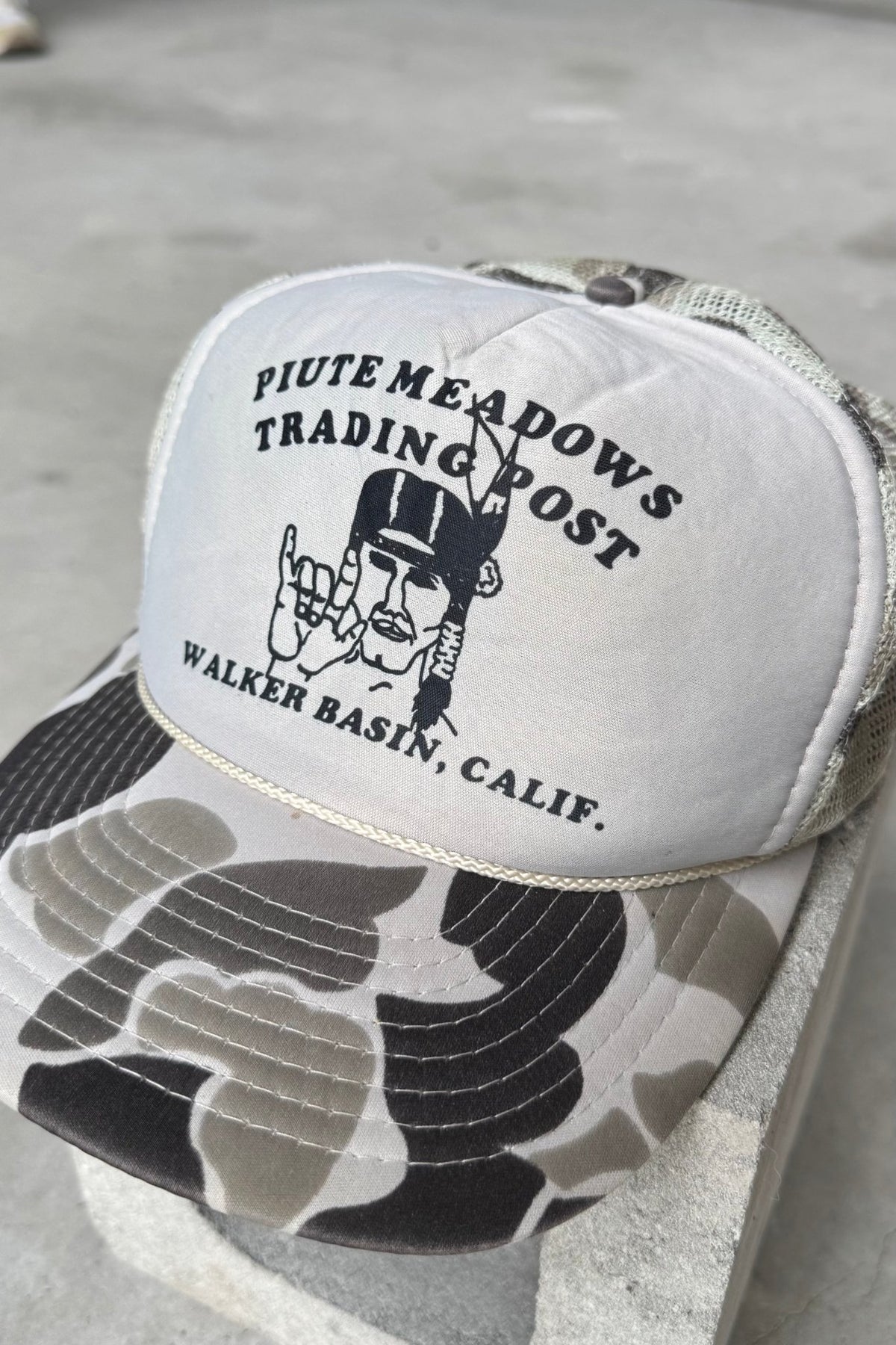 Piute Meadows Trading Post Grey Hat — 1990s - Retrospective Store