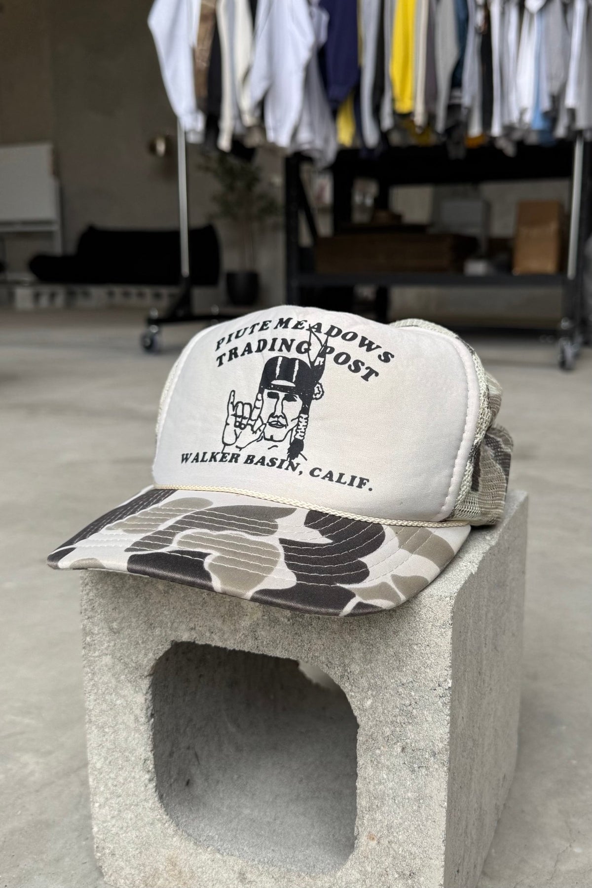 Piute Meadows Trading Post Grey Hat — 1990s - Retrospective Store
