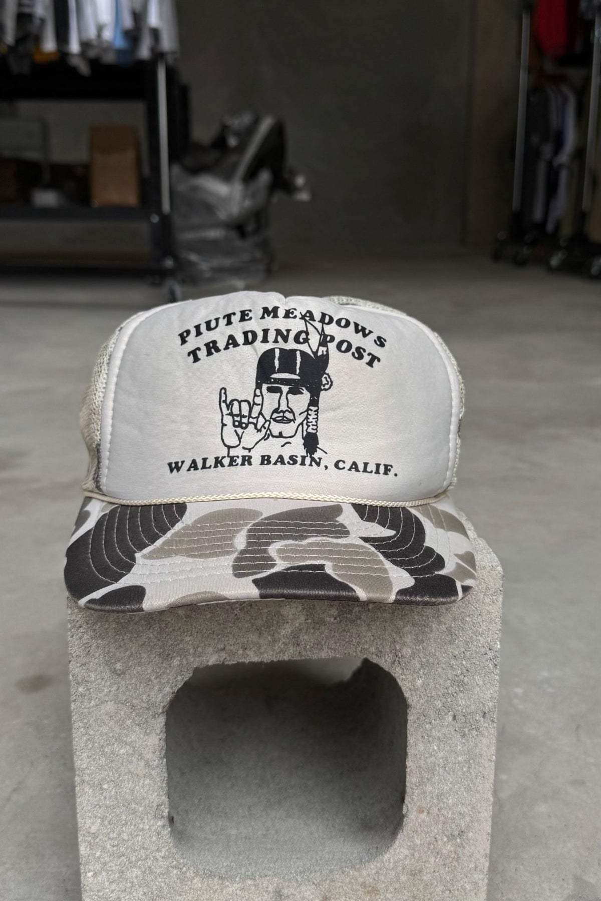 Piute Meadows Trading Post Grey Hat — 1990s - Retrospective Store