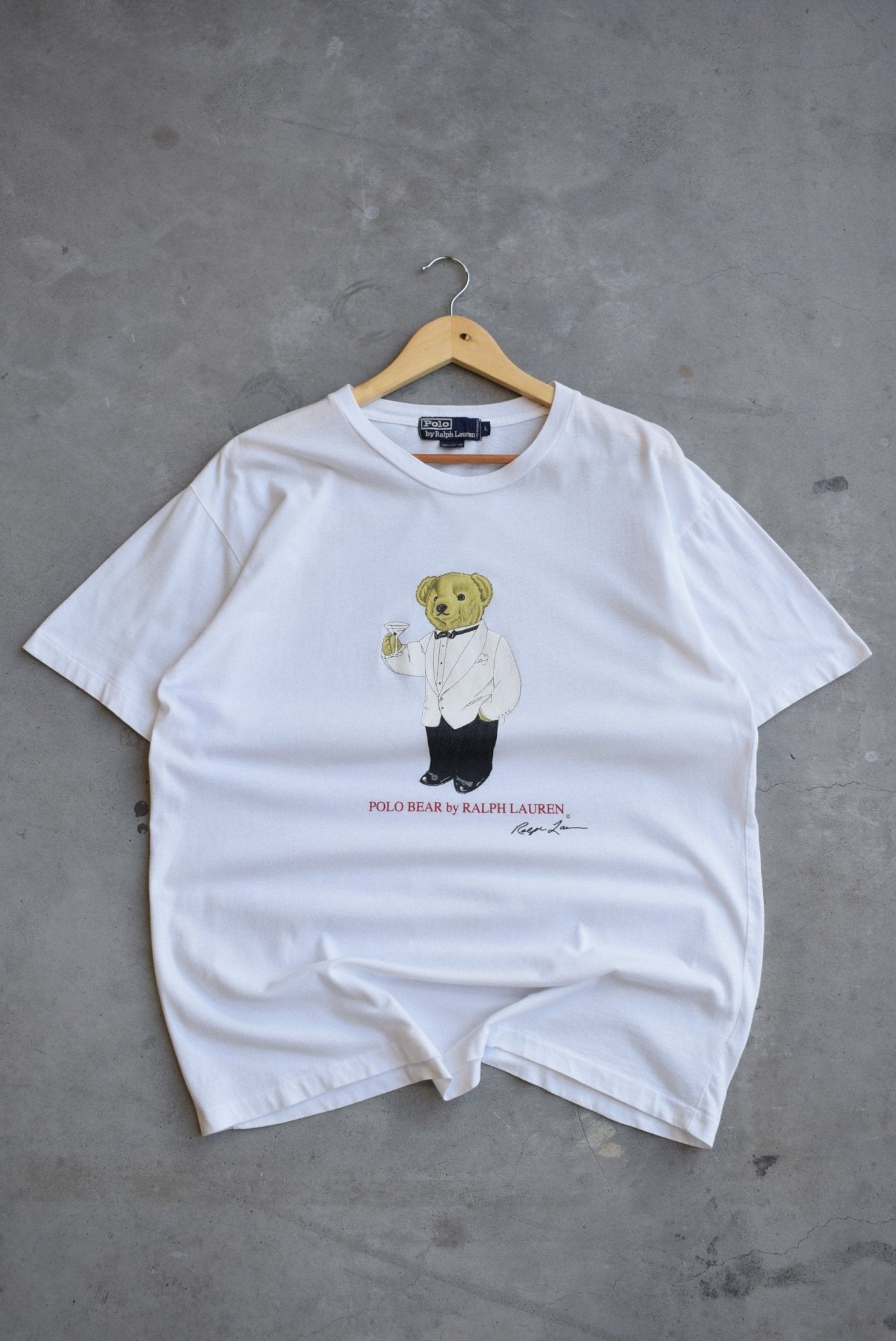 Polo Bear Ralph Lauren Tee — 1990s (L) - Retrospective Store