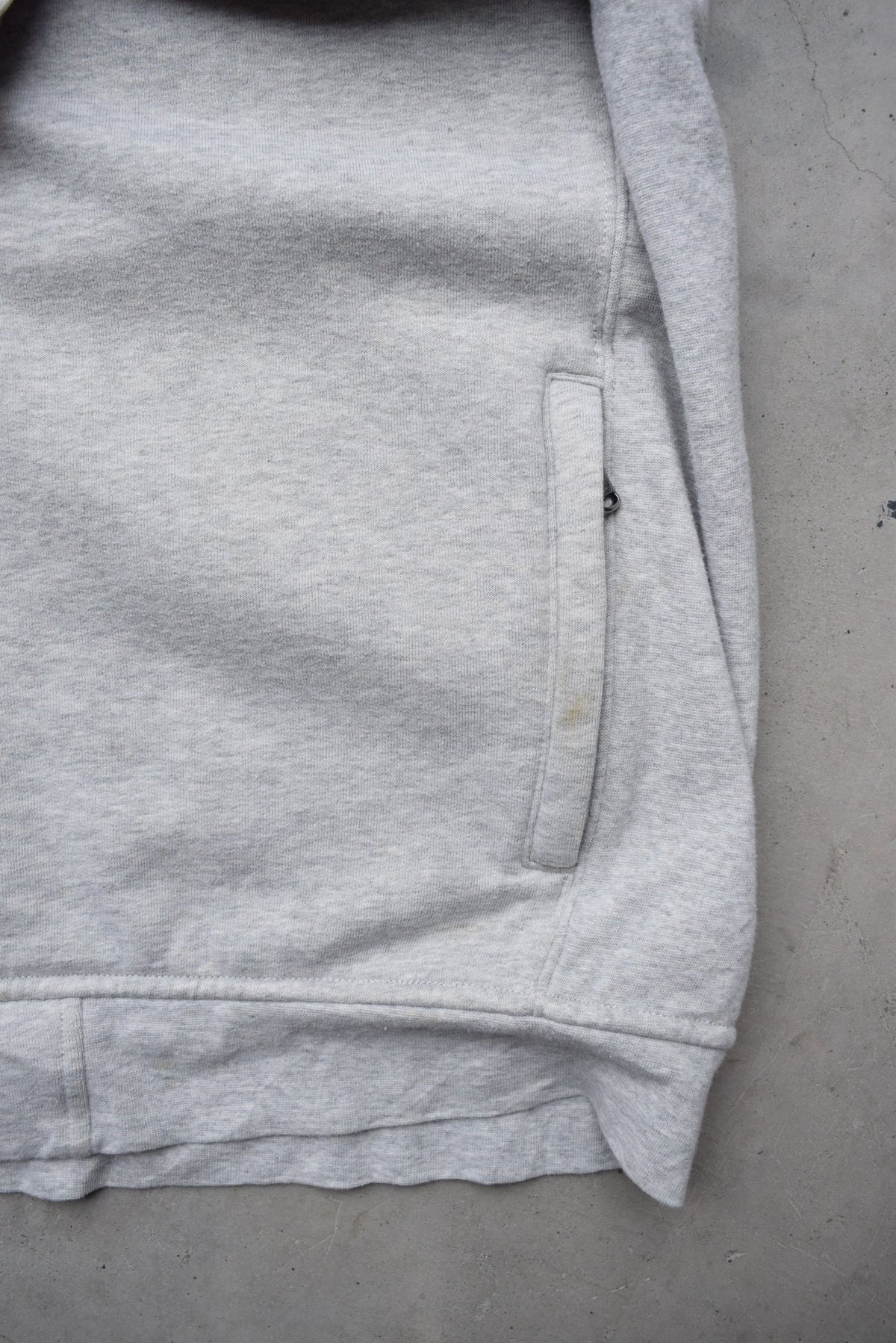 Polo Ralph Lauren Grey & Navy Embroidered Logo Jacket — 1990s (XXL) - Retrospective Store