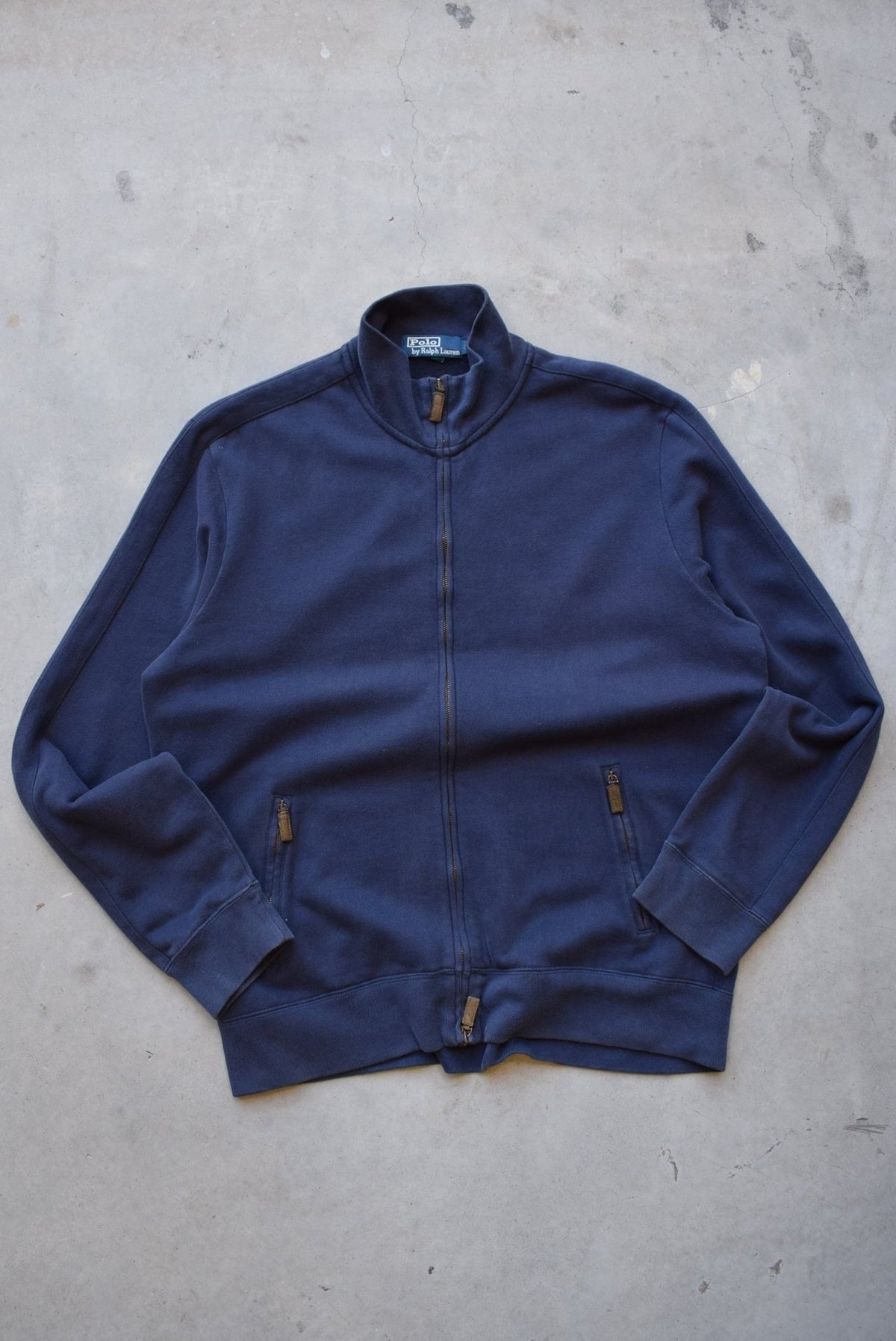 Polo Ralph Lauren Navy Jacket — 1990s (L) - Retrospective Store