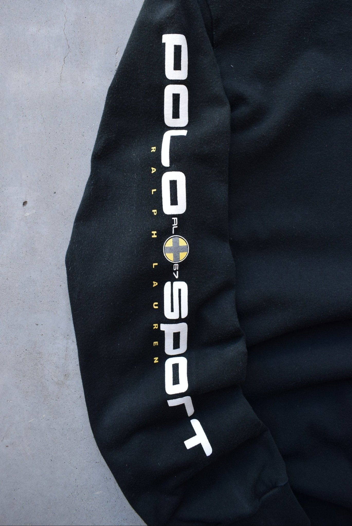 Polo Sport Ralph Lauren Black Long Sleeve Tee — 1990s (L) - Retrospective Store