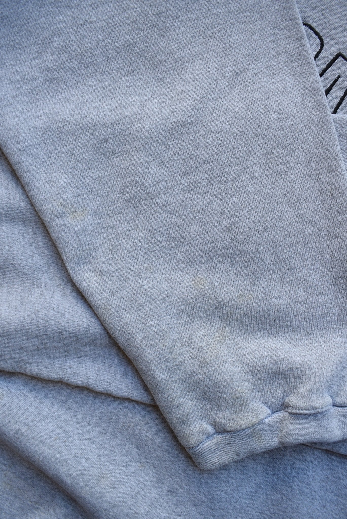 Puma x NFL New Orleans Saints Grey Embroidered Crewneck — 1990s (L) - Retrospective Store