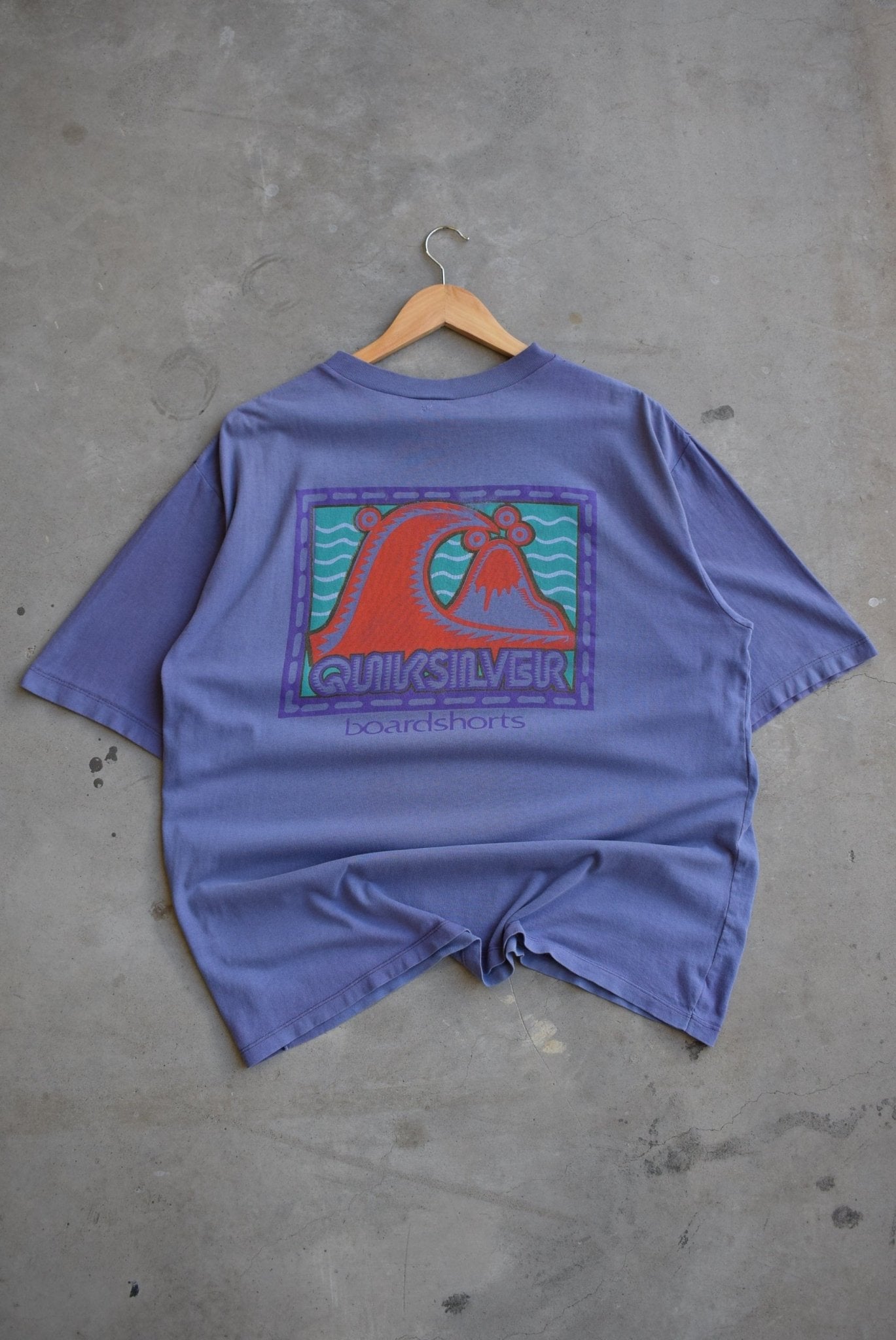 Quiksilver Boardshorts Tee — 1990s (XL) - Retrospective Store
