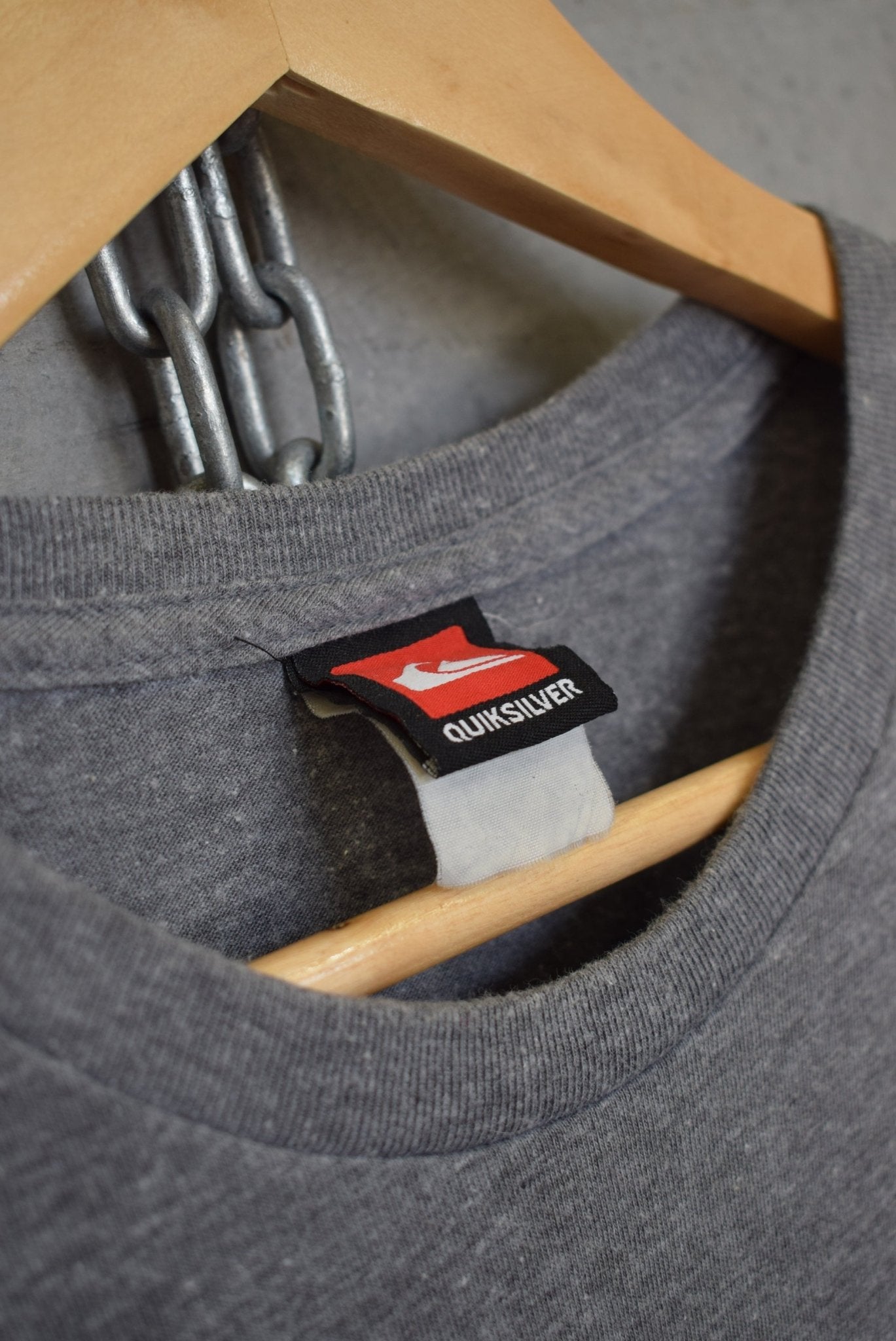 Quiksilver Spellout Tee — 2000s (M) - Retrospective Store