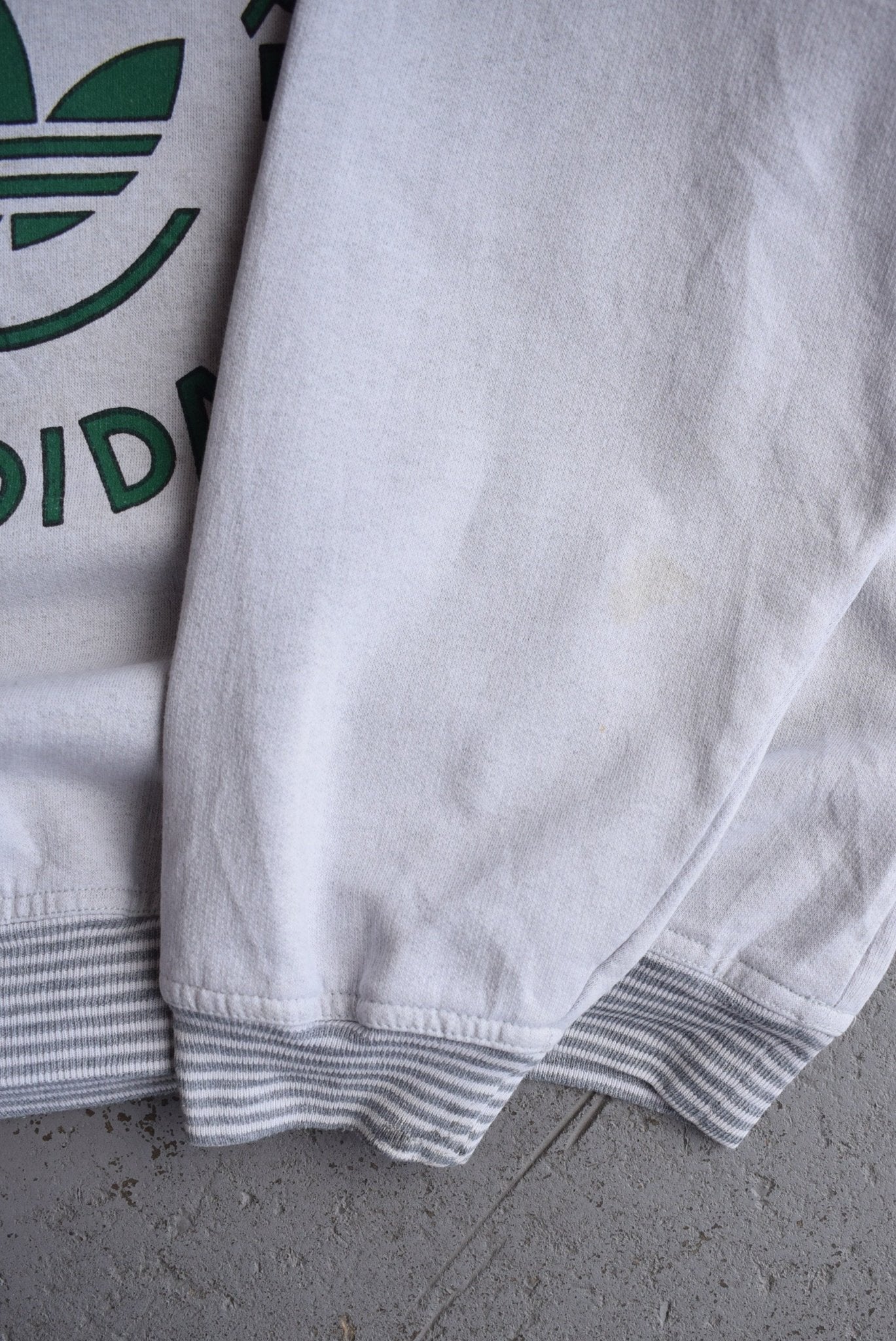 *Rare* Vintage 80s Adidas 'Natural Grey' Crewneck (L) - Retrospective Store