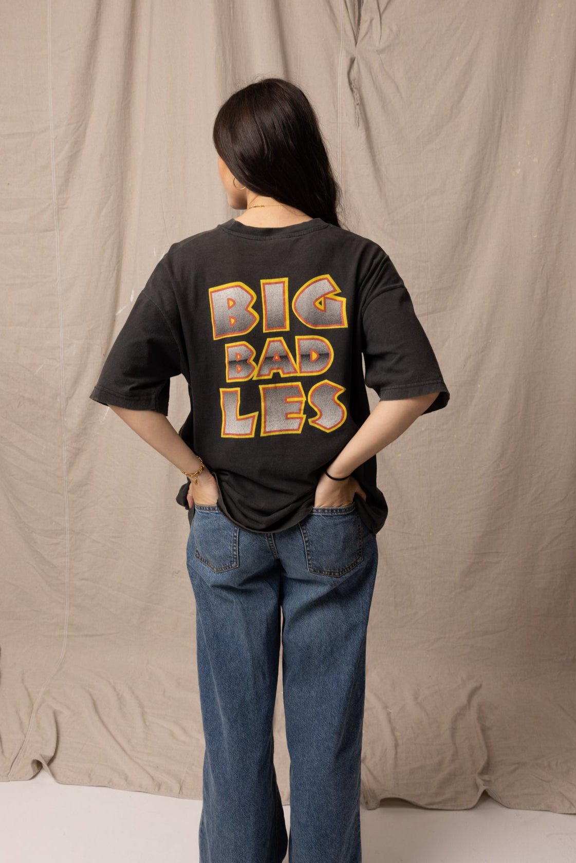 *Rare* Vintage 90s Newcastle United Les Ferdinand 'Big Bad Les' Tee (L) - Retrospective Store