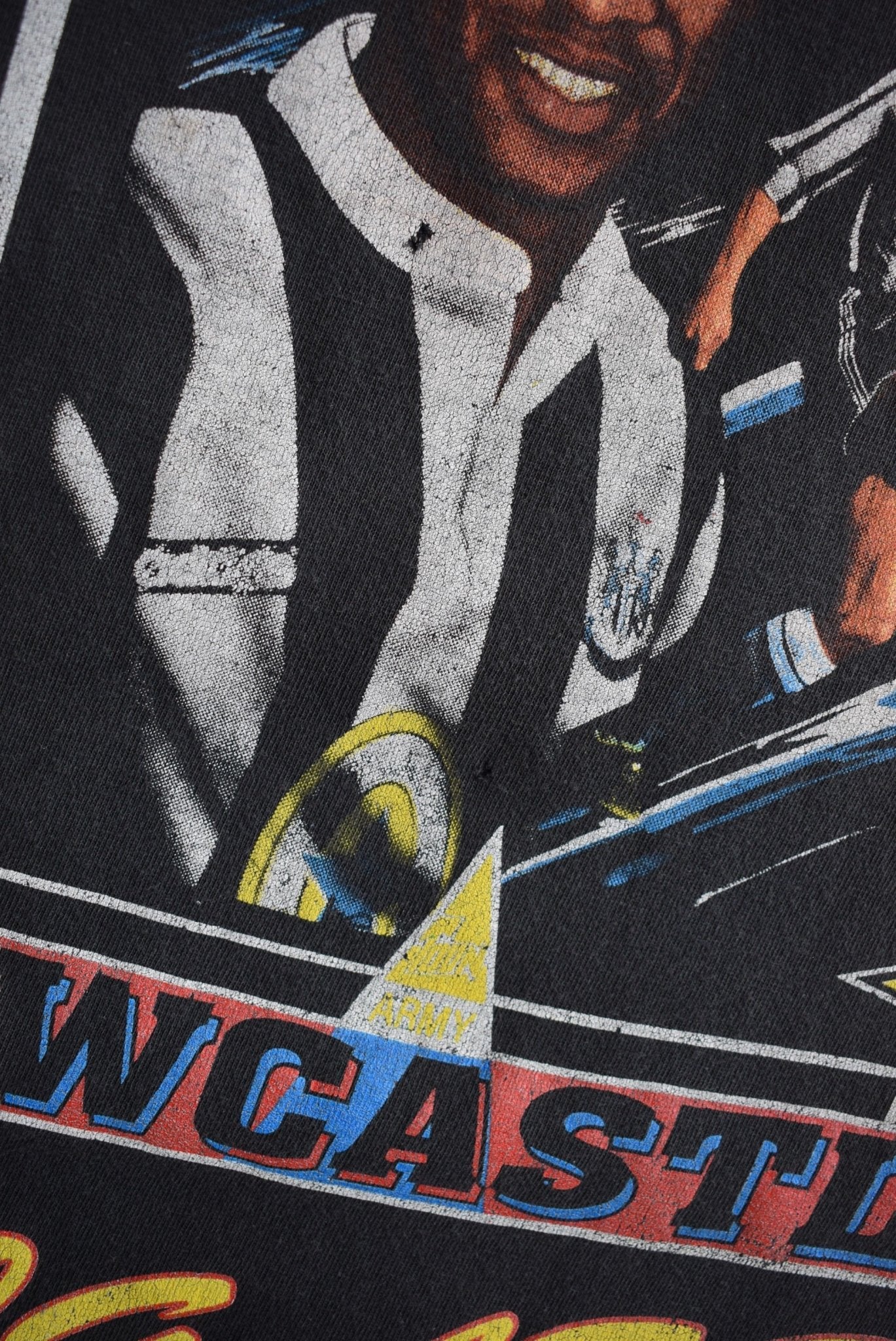 *Rare* Vintage 90s Newcastle United Les Ferdinand 'Big Bad Les' Tee (L) - Retrospective Store