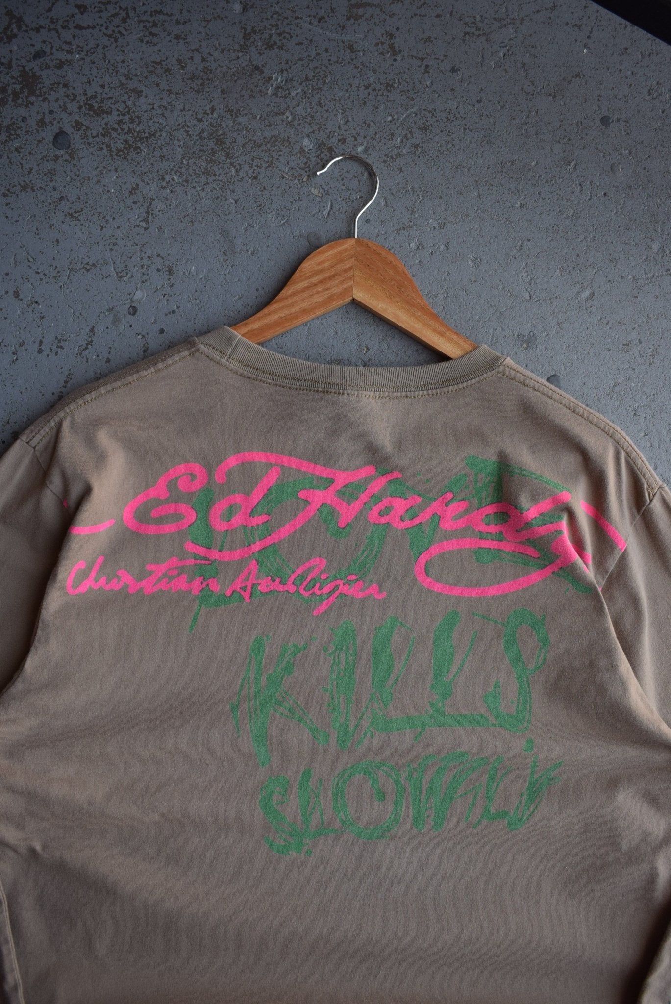 *Rare* Vintage Ed Hardy Graphic Long Sleeve Tee (M/L) - Retrospective Store