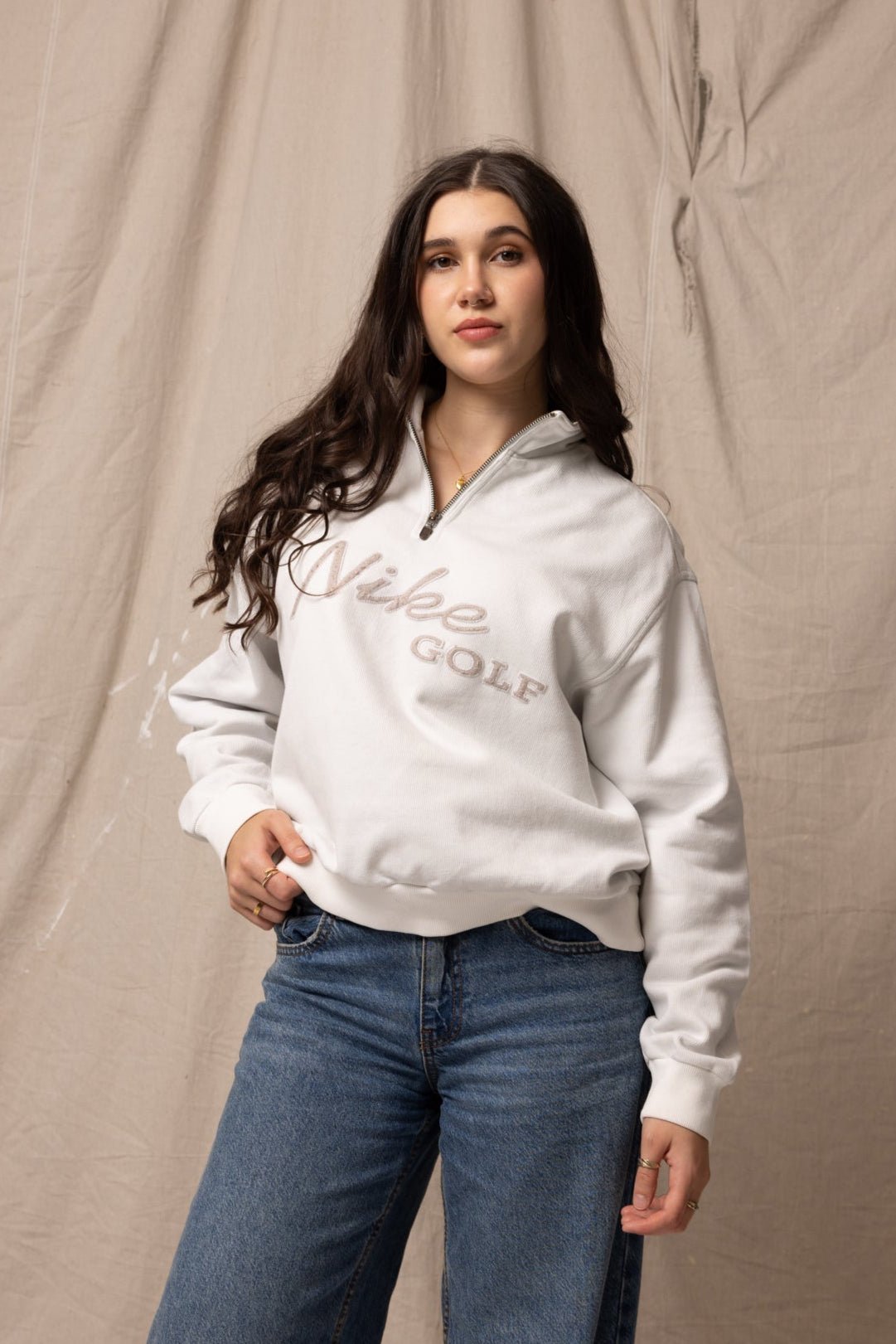 *Rare* Vintage Nike Golf Embroidered Quarter Zip (S) - Retrospective Store