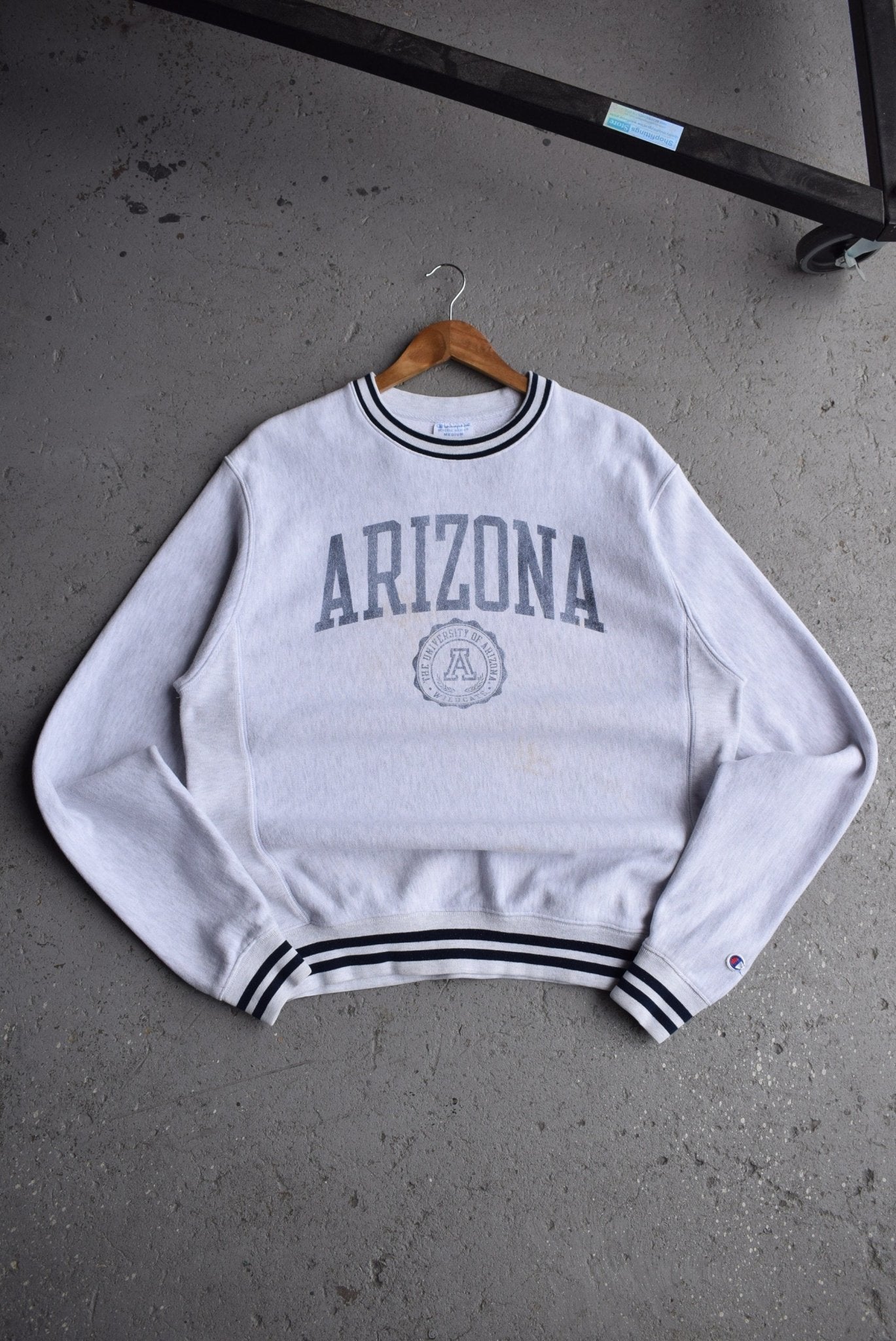 *Reverse - weave* Vintage Champion x University of Arizona Wildcats Crewneck (L) - Retrospective Store