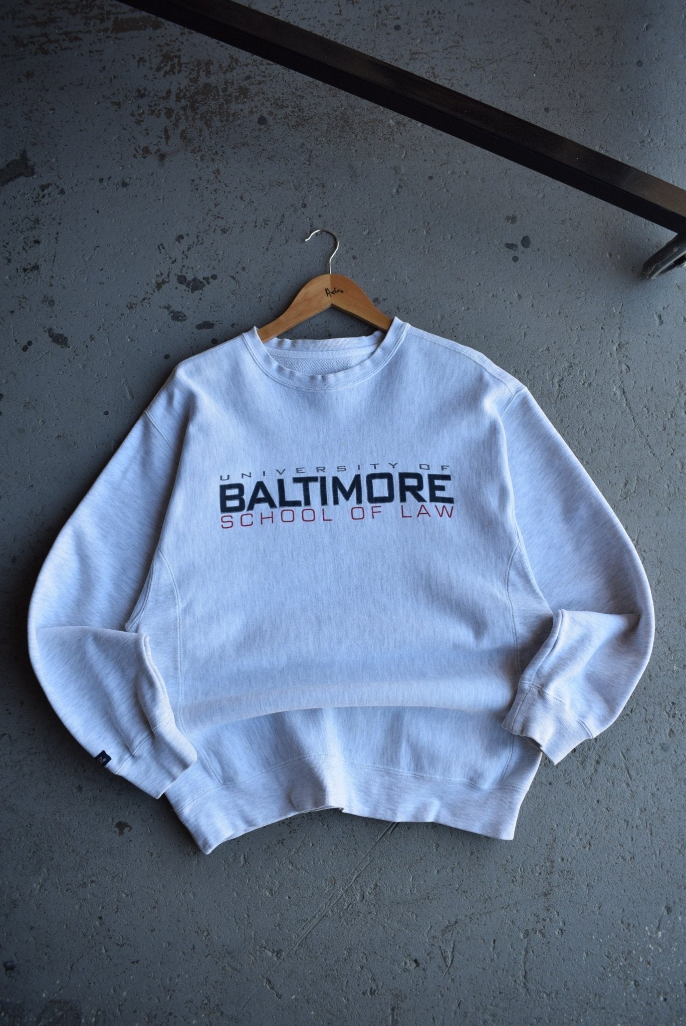 *Reverse - weave* Vintage Jansport x University of Baltimore Crewneck (M) - Retrospective Store