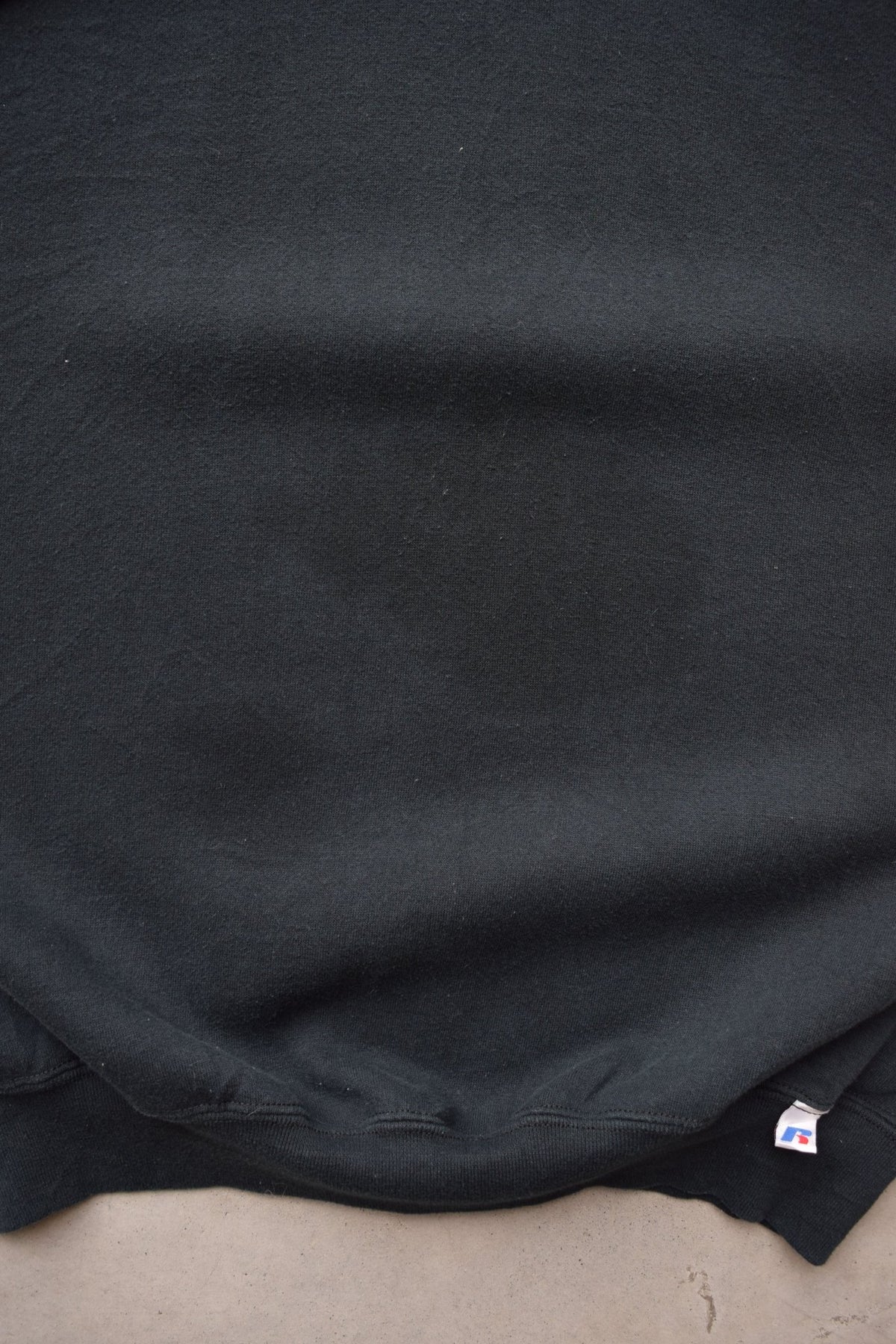 Russell Athletic Black Crewneck — 1990s (XXL) - Retrospective Store
