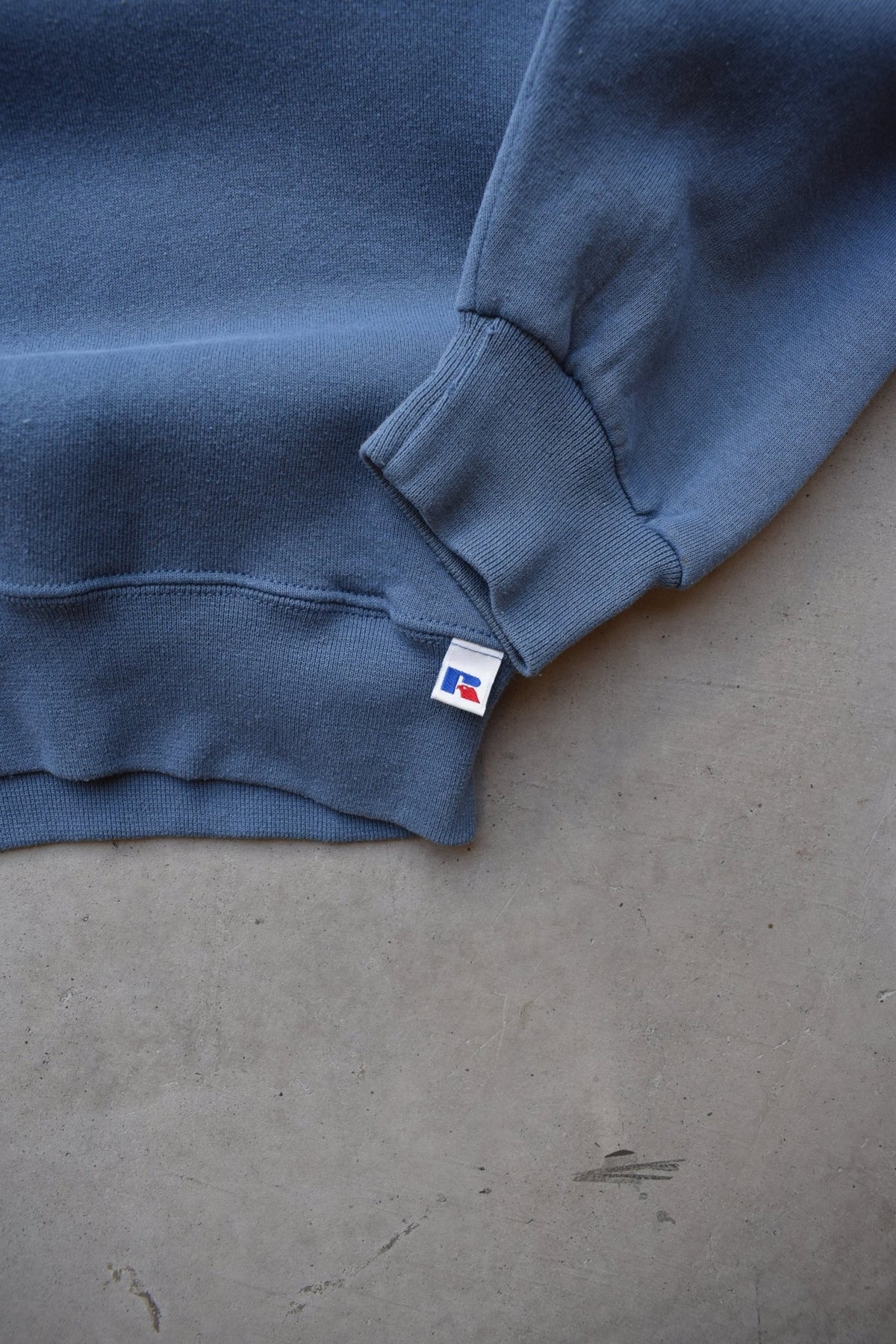 Russell Athletic Blue Crewneck — 1990s (L) - Retrospective Store
