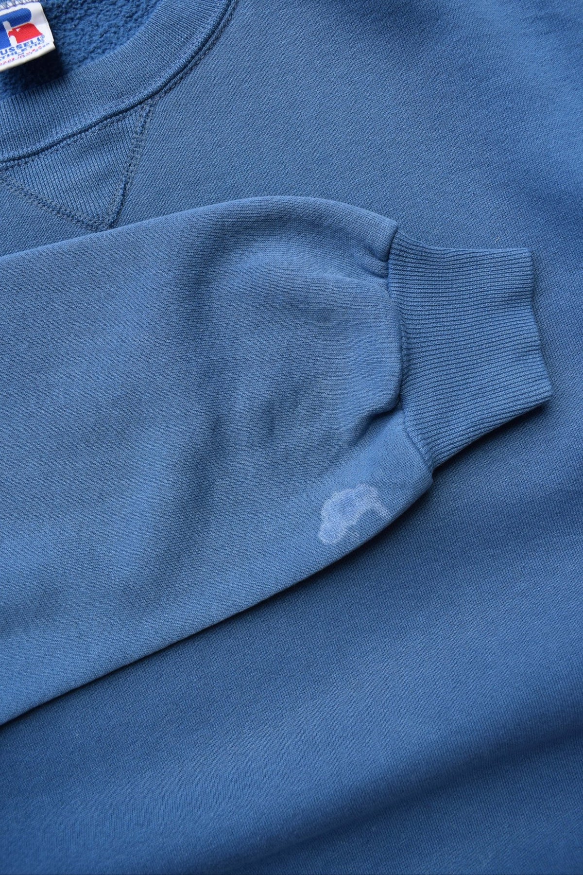 Russell Athletic Blue Crewneck — 1990s (M) - Retrospective Store