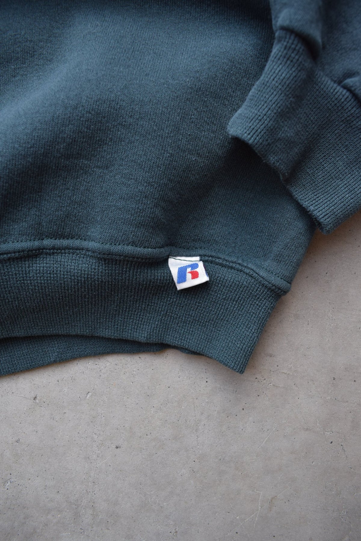 Russell Athletic Green Crewneck — 1990s (XL) - Retrospective Store