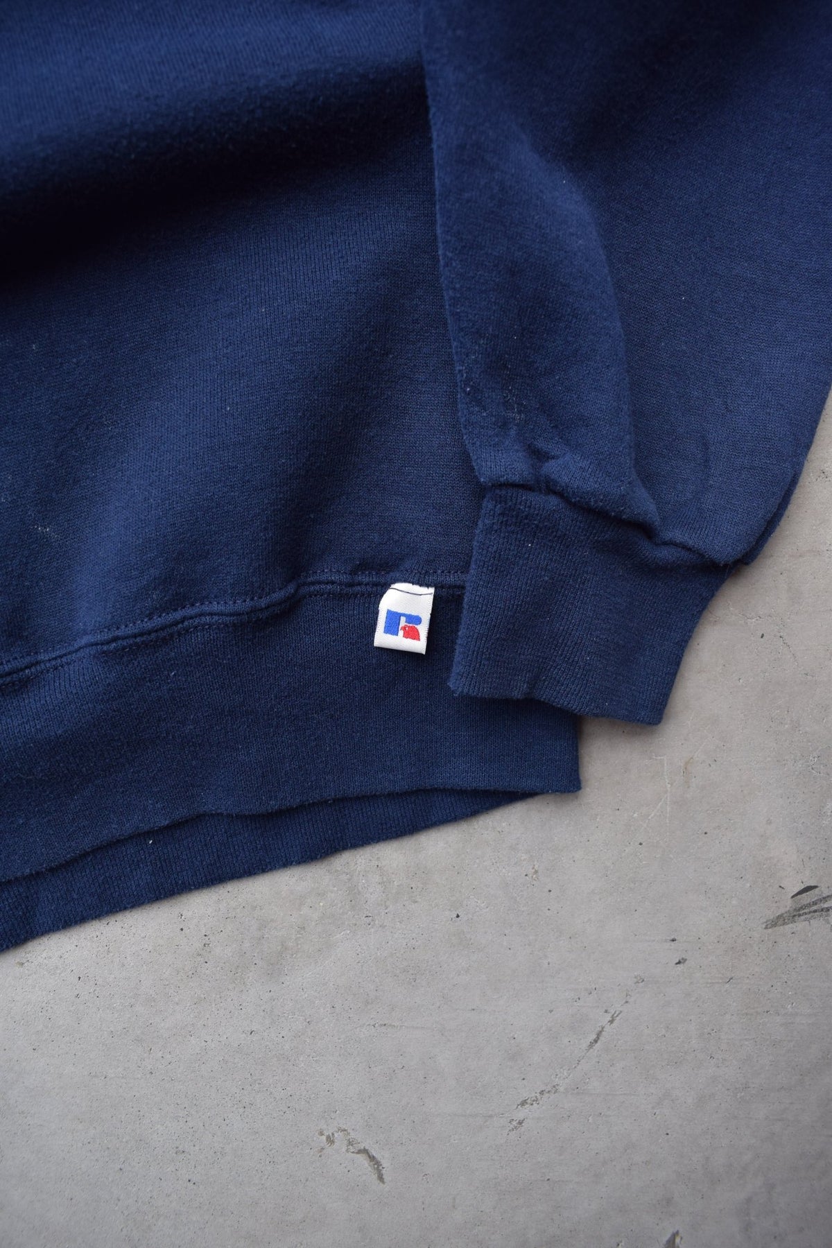 Russell Athletic Navy Crewneck — 1990s (L) - Retrospective Store