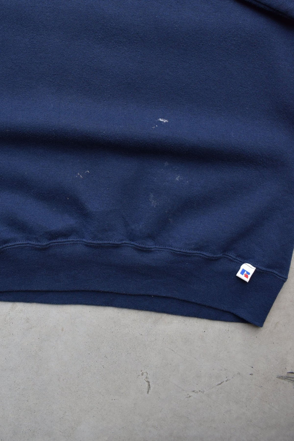 Russell Athletic Navy Crewneck — 1990s (L) - Retrospective Store