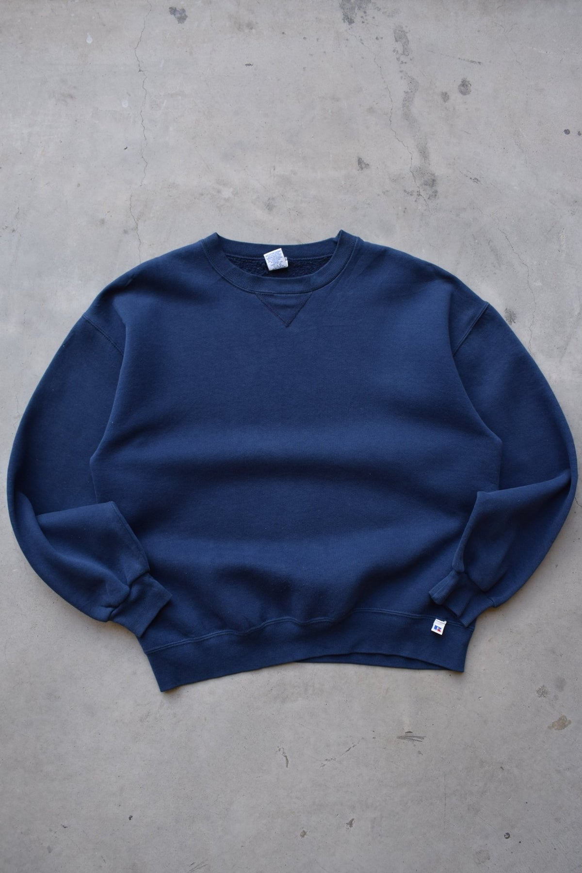 Russell Athletic Navy Crewneck — 1990s (L) - Retrospective Store