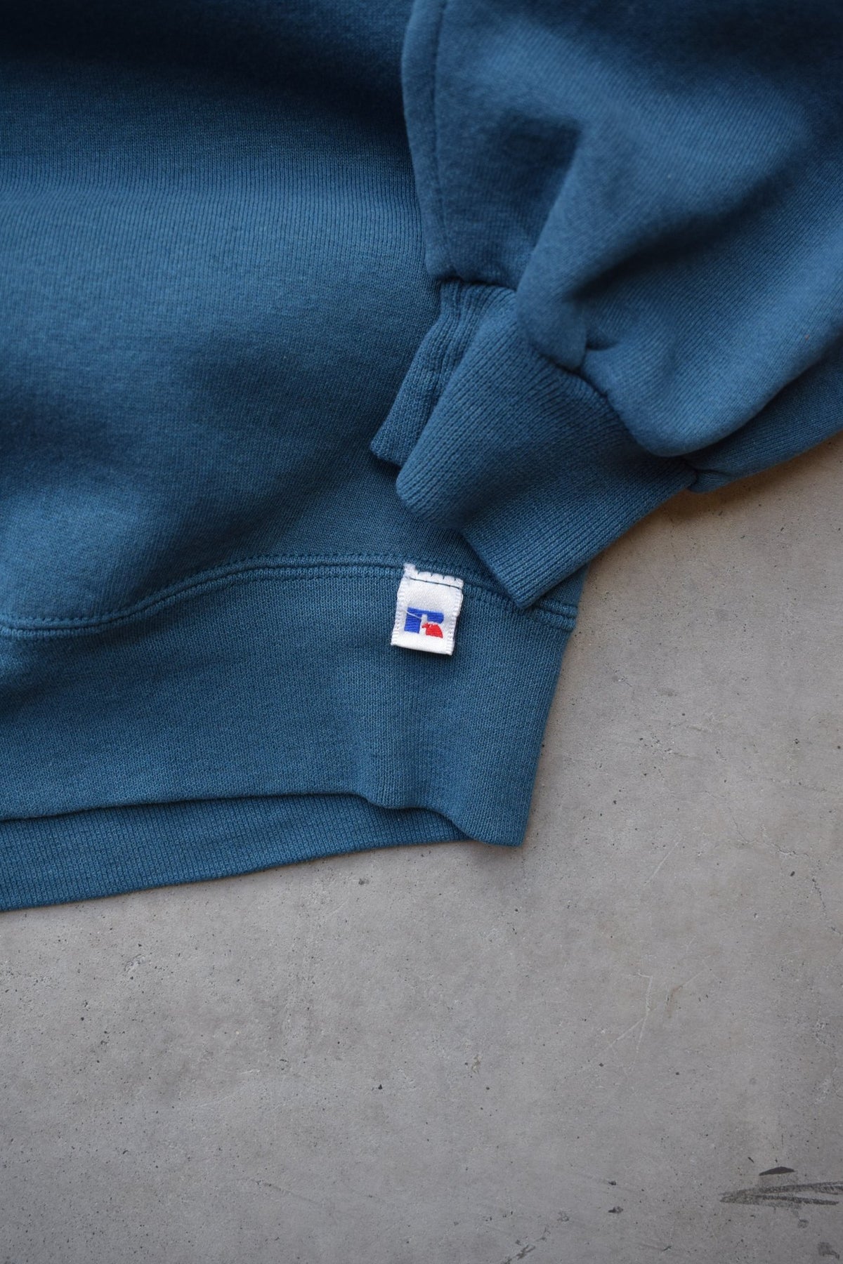 Russell Athletic Teal Crewneck — 1990s (L) - Retrospective Store