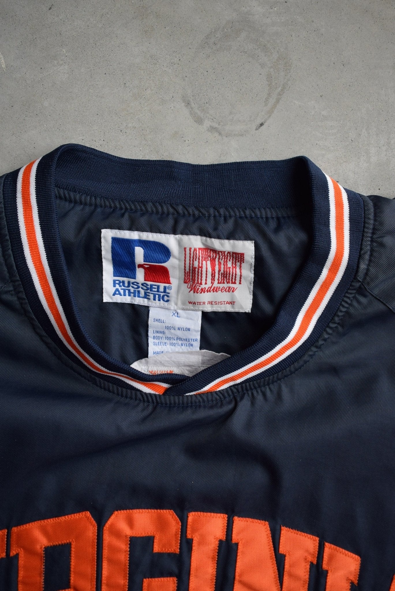 Russell Athletic x University of Virginia Embroidered Pullover Jacket — 1990s (XL/XXL) - Retrospective Store
