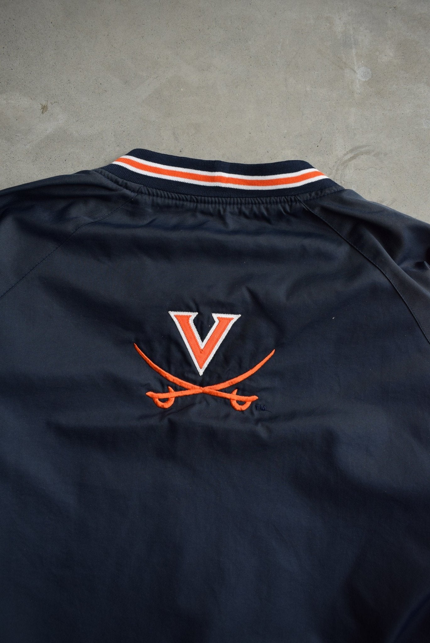 Russell Athletic x University of Virginia Embroidered Pullover Jacket — 1990s (XL/XXL) - Retrospective Store