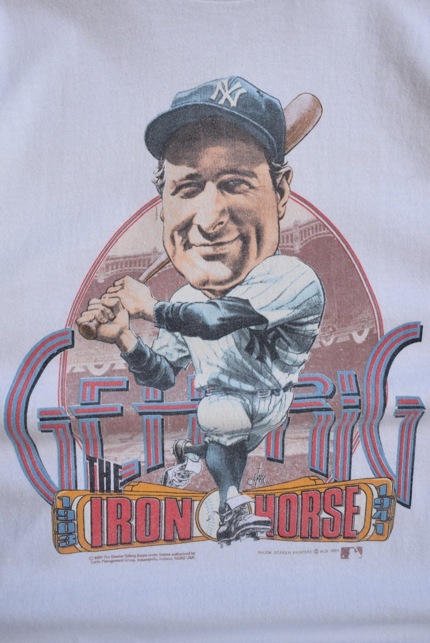 Salem x MLB 'The Iron Horse' Tee — 1989 (M) - Retrospective Store