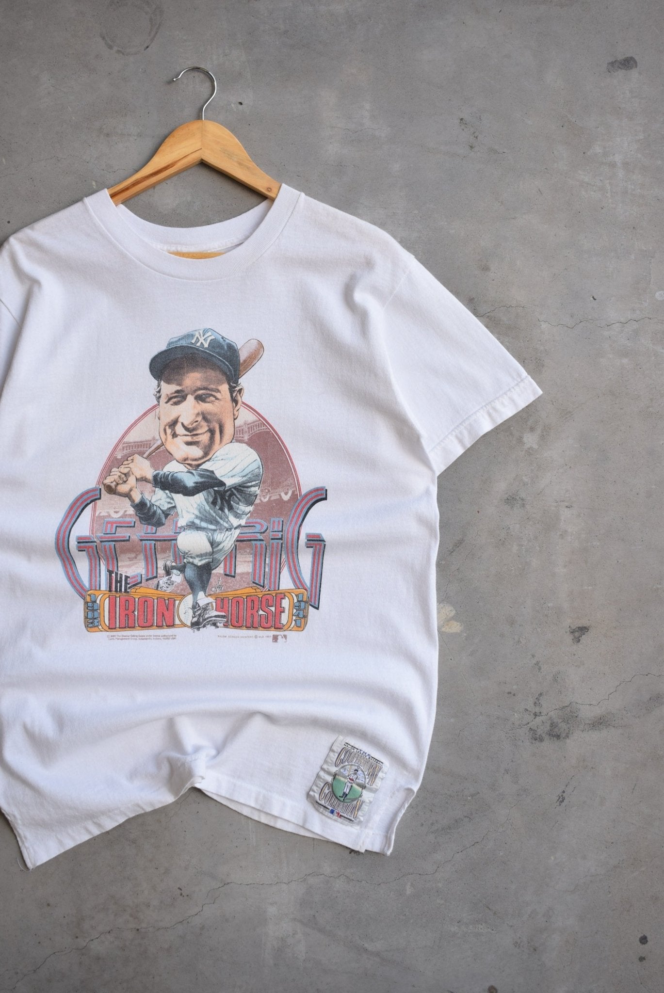 Salem x MLB 'The Iron Horse' Tee — 1989 (M) - Retrospective Store