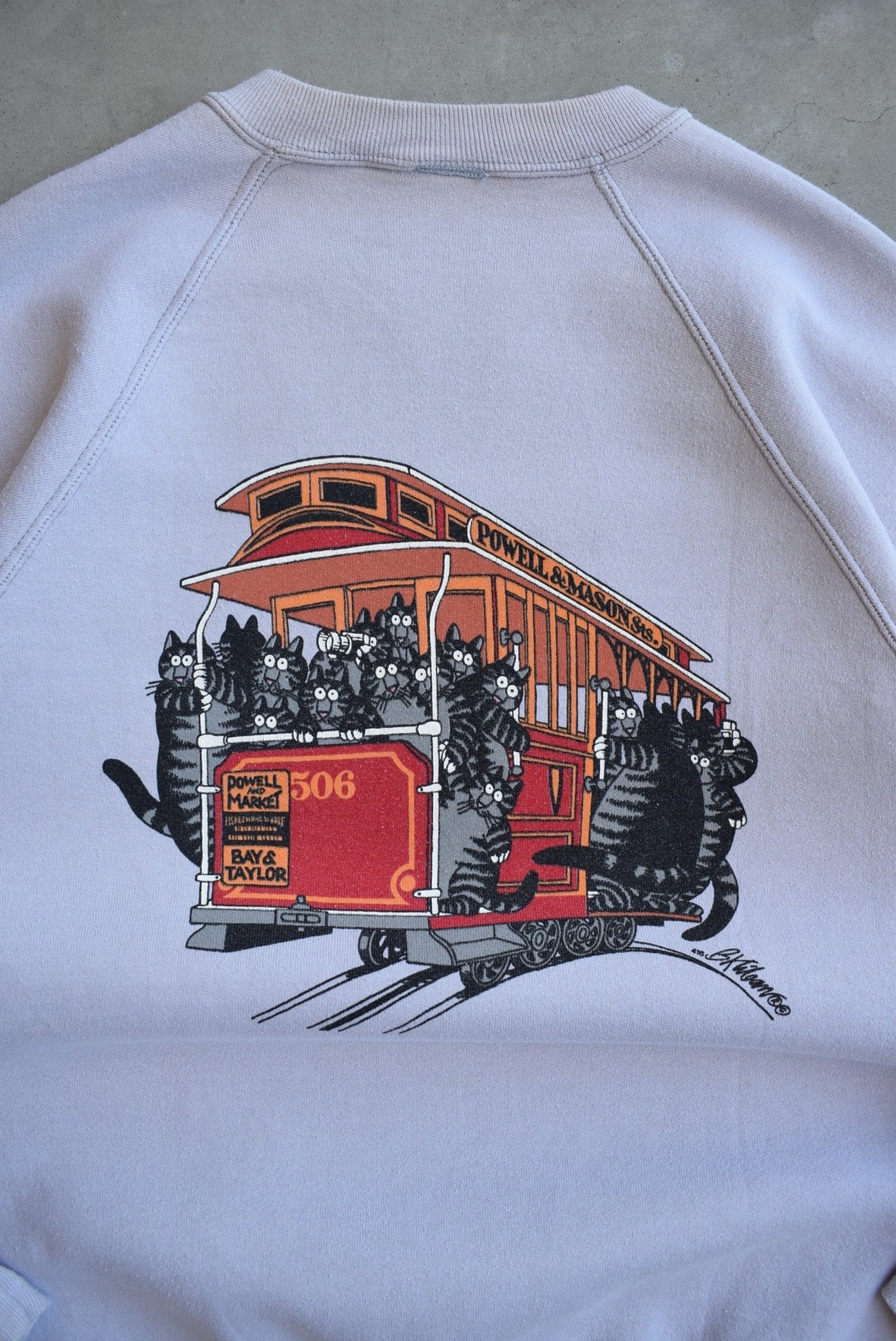 San Francisco Grey Graphic Crewneck —1990s (M) - Retrospective Store