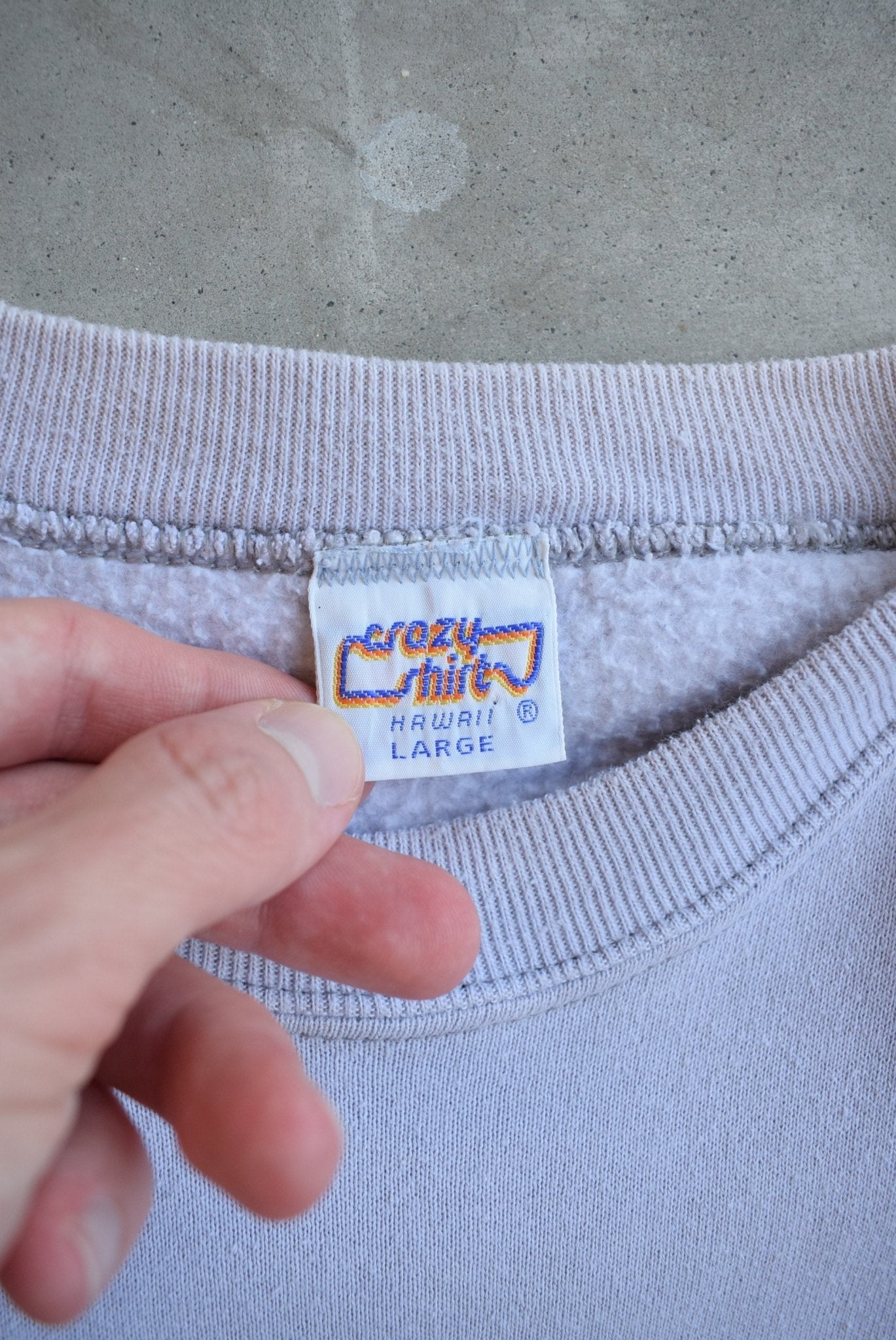 San Francisco Grey Graphic Crewneck —1990s (M) - Retrospective Store