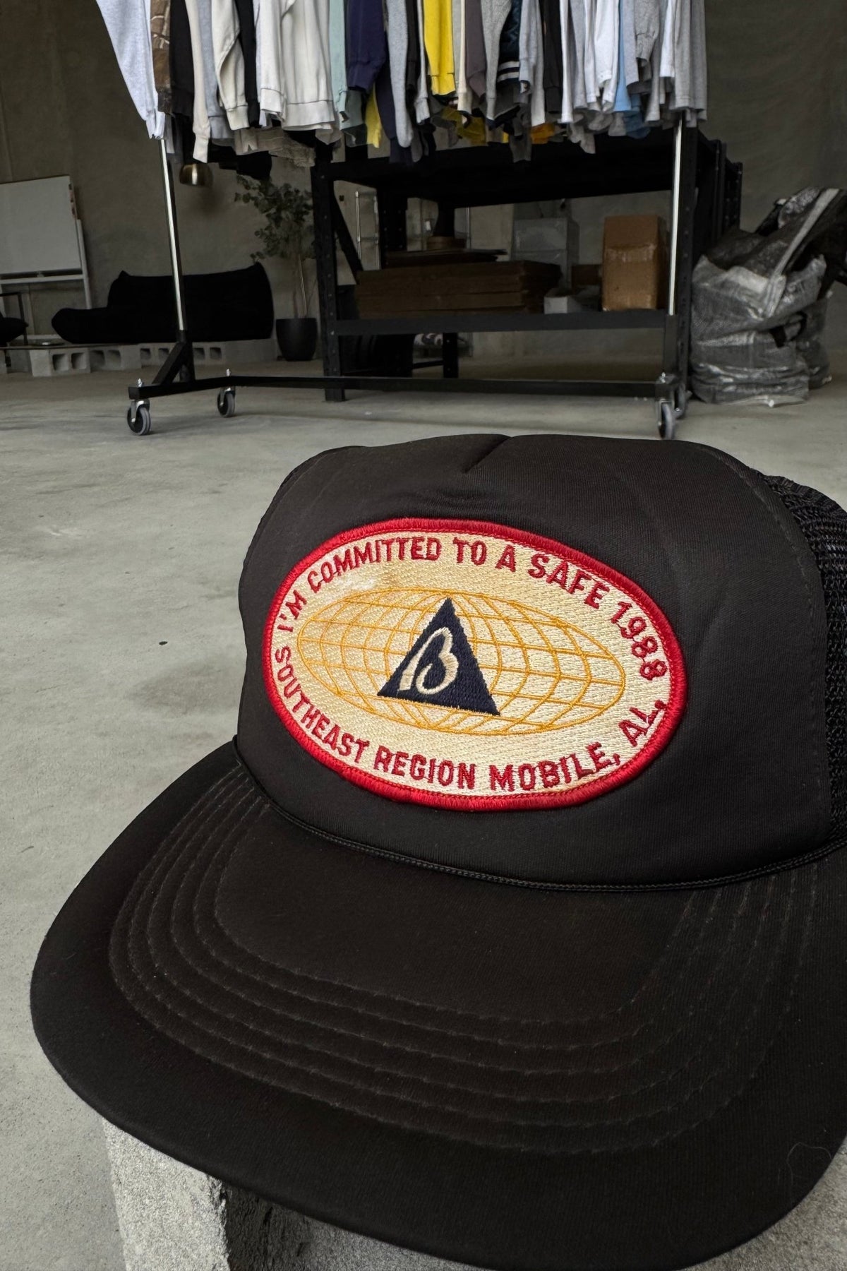 Southeast Region Mobile Black Embroidered Hat — 1988 - Retrospective Store