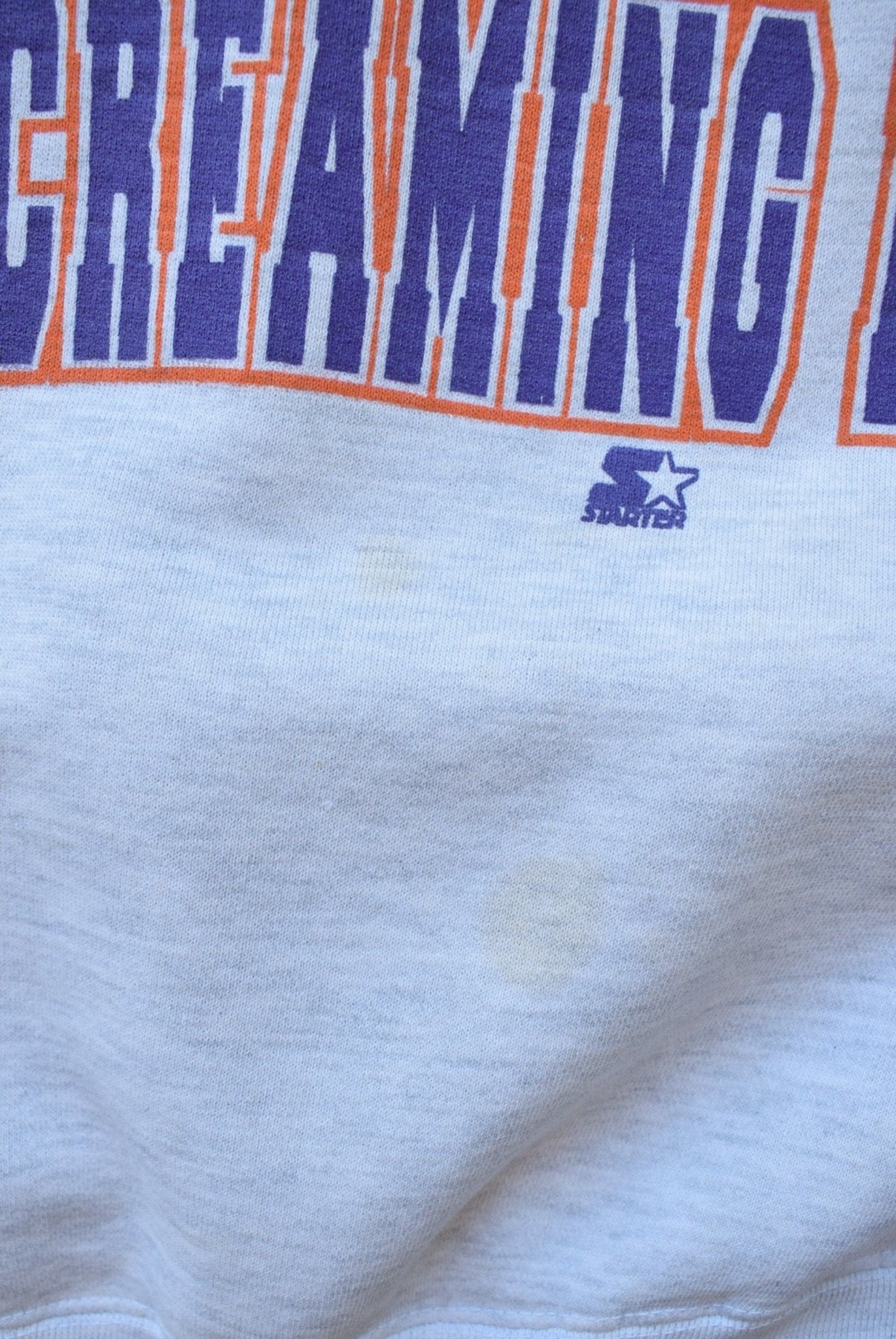 Starter x Minnesota State University Grey Embroidered Crewneck — 1991 (L) - Retrospective Store