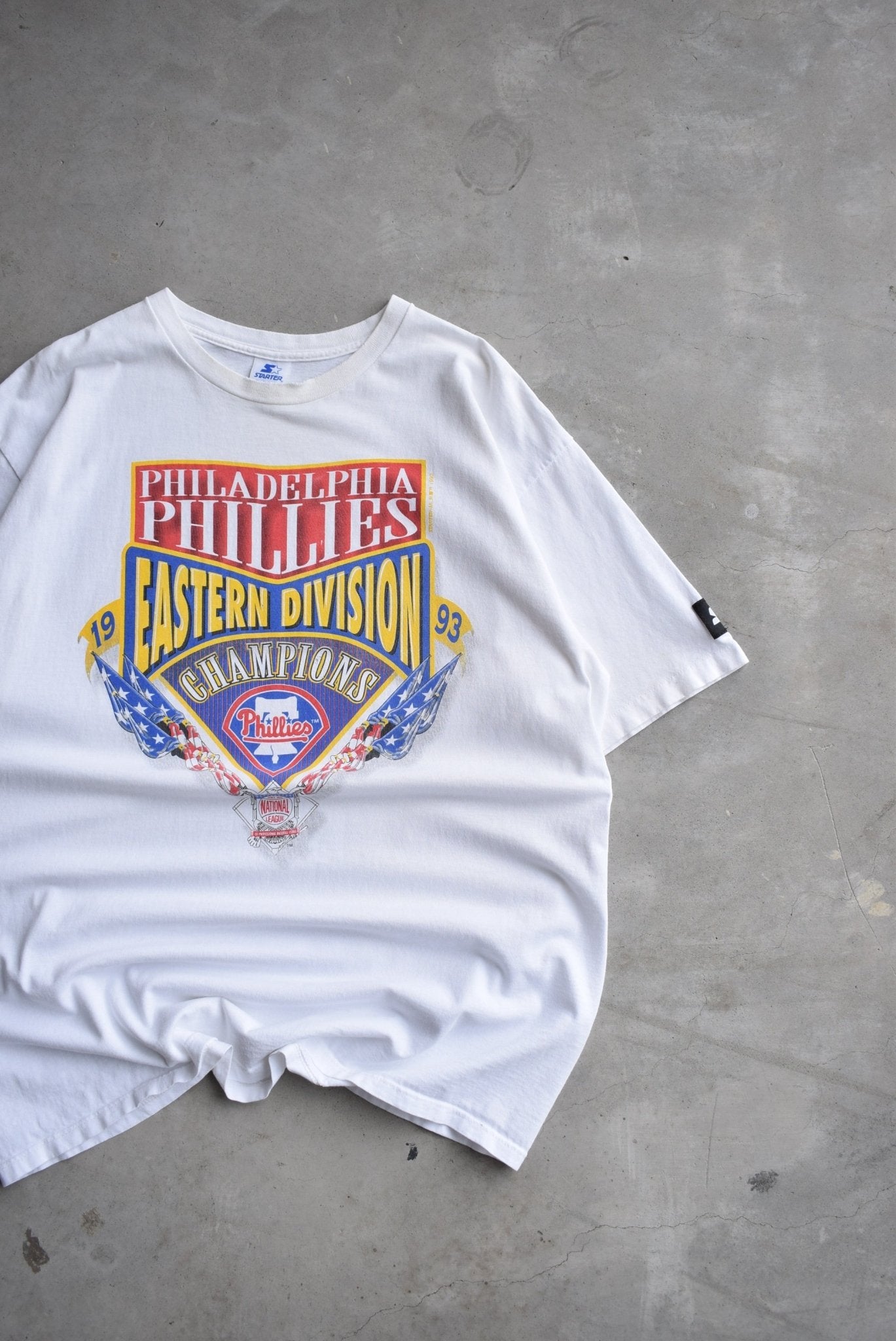Starter x MLB Phillies Champions Tee — 1993 (XL) - Retrospective Store