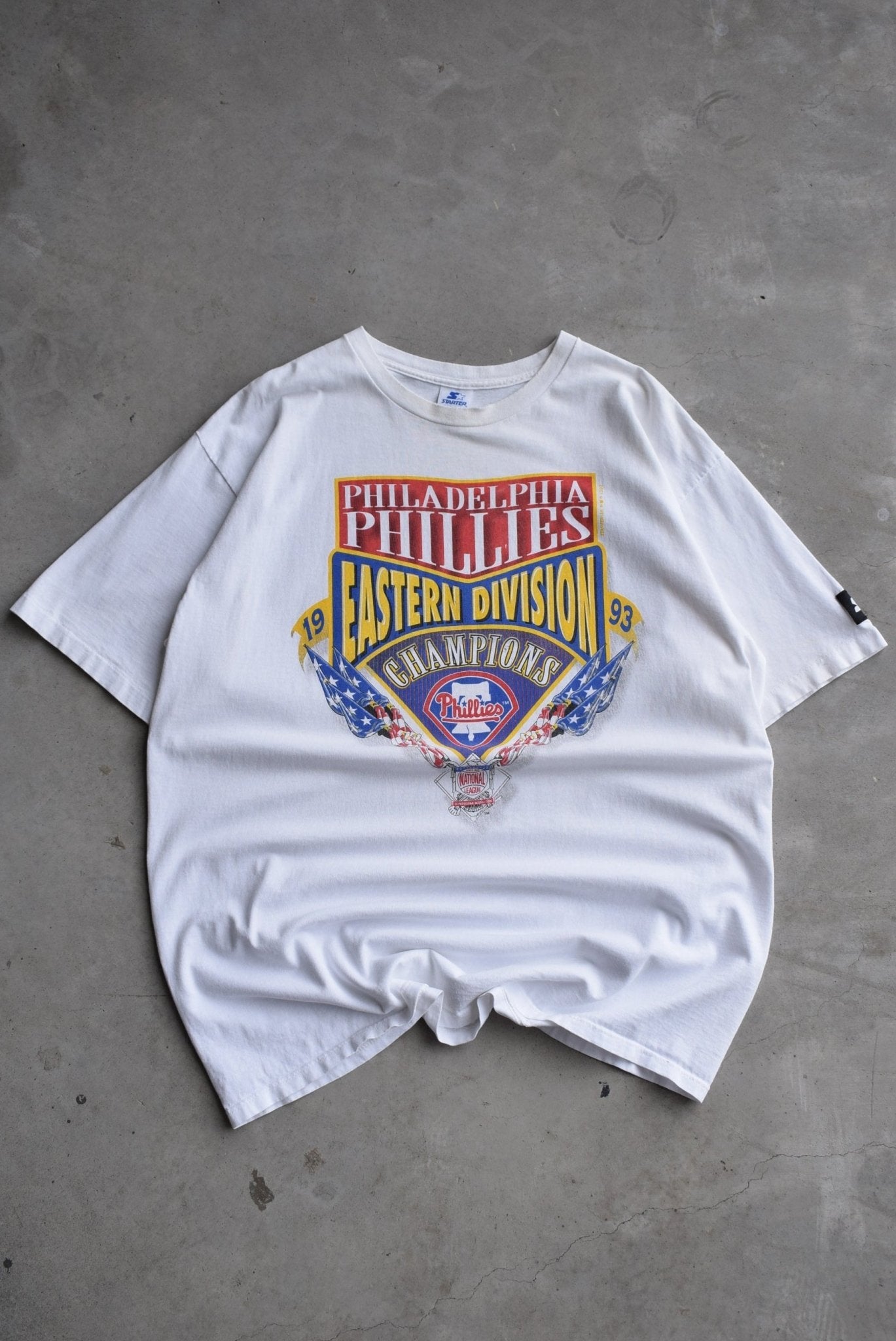 Starter x MLB Phillies Champions Tee — 1993 (XL) - Retrospective Store