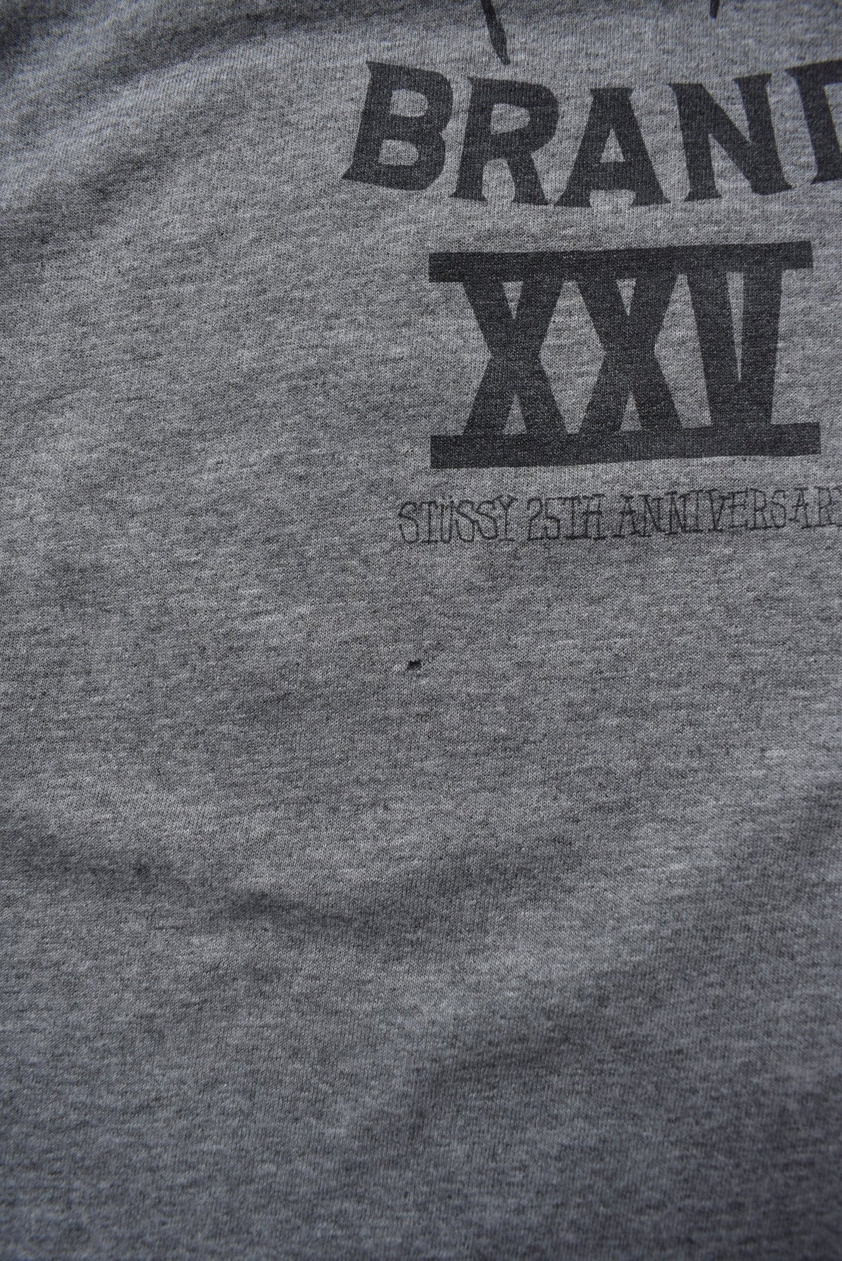Stussy Grey Graphic Tee — 2005 (M) - Retrospective Store