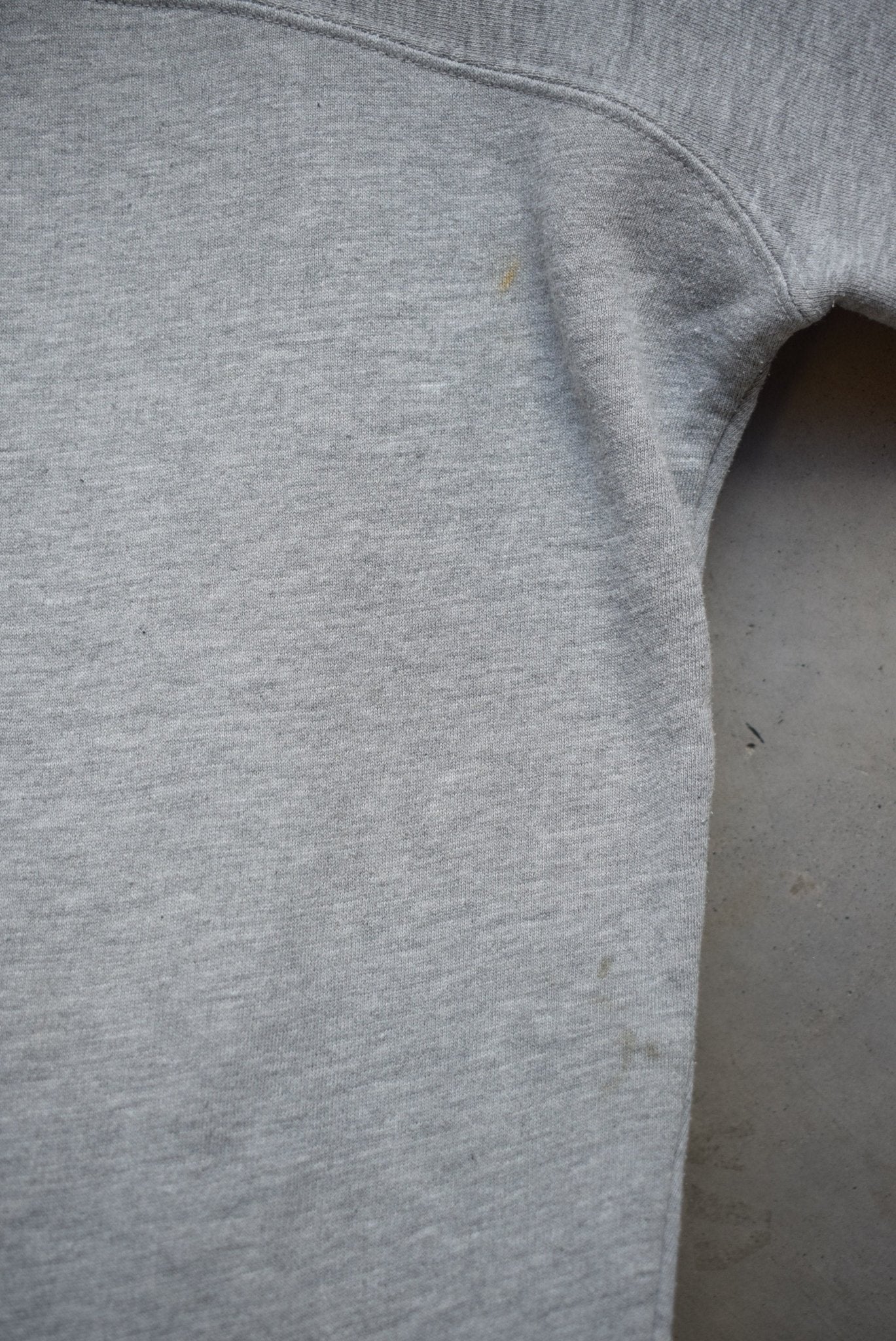 Stussy Grey Spellout Hoodie — 2000s (M/L) - Retrospective Store