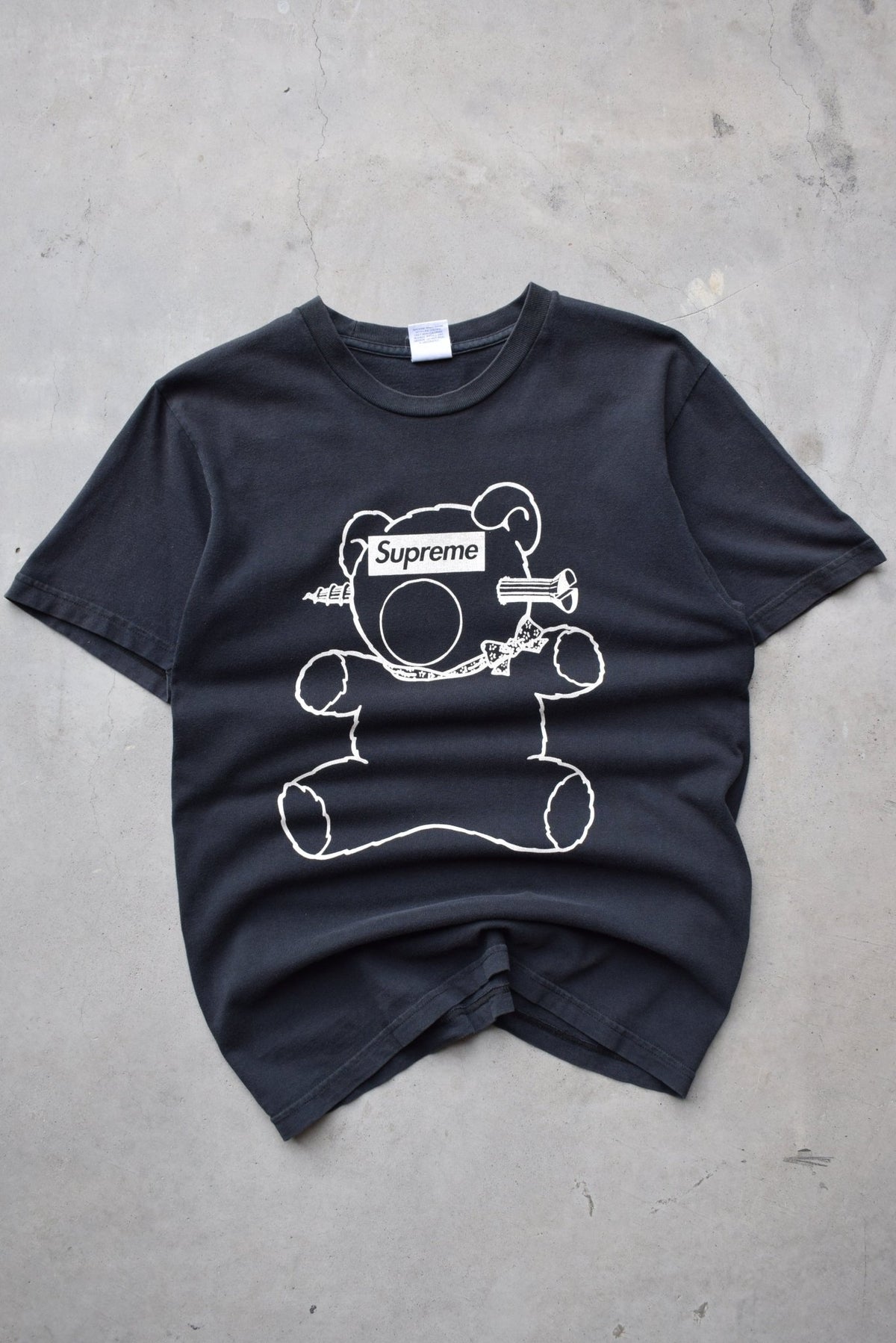 Supreme Black Graphic Tee — 2000s (M) - Retrospective Store