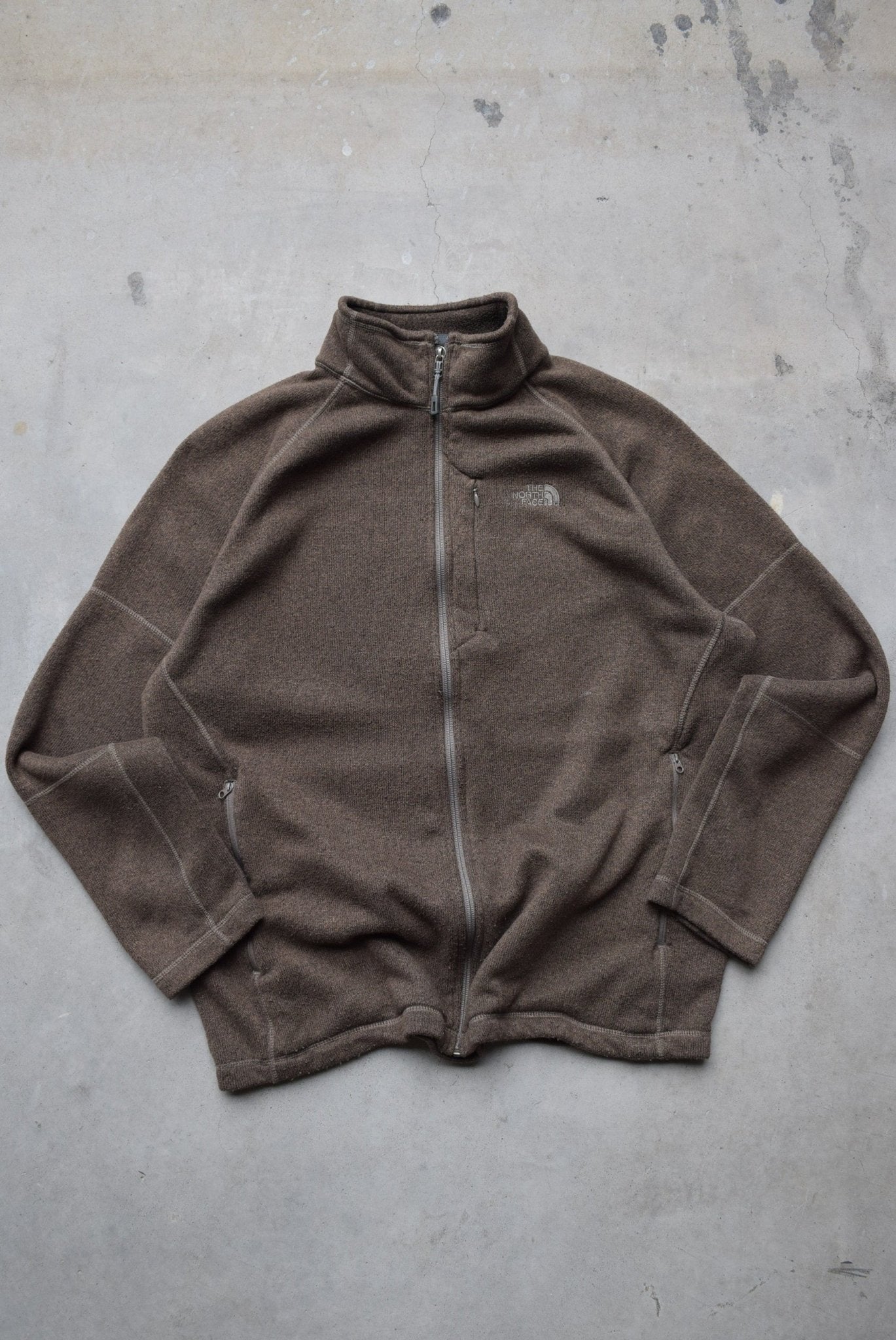 The North Face Brown Embroidered Logo Jacket — 2000s (L) - Retrospective Store