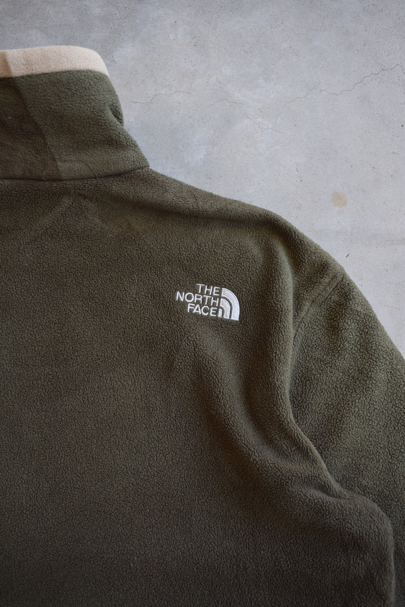 The North Face Green Embroidered Fleece Jacket —2000s (L) - Retrospective Store