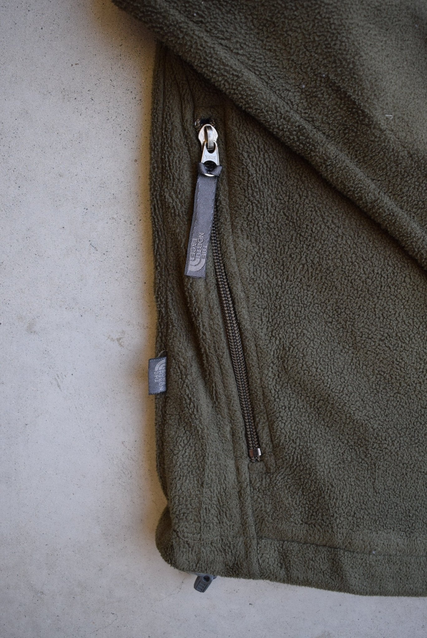 The North Face Green Embroidered Fleece Jacket —2000s (L) - Retrospective Store