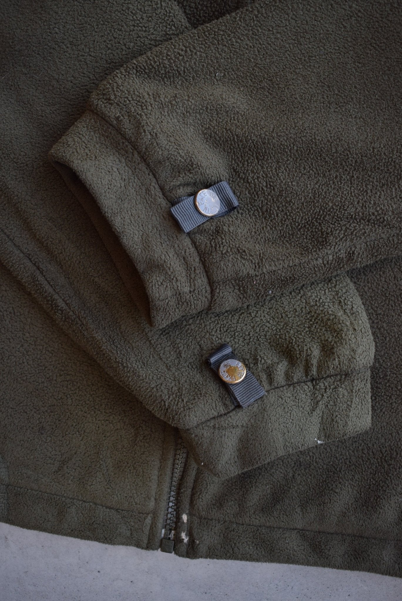 The North Face Green Embroidered Fleece Jacket —2000s (L) - Retrospective Store