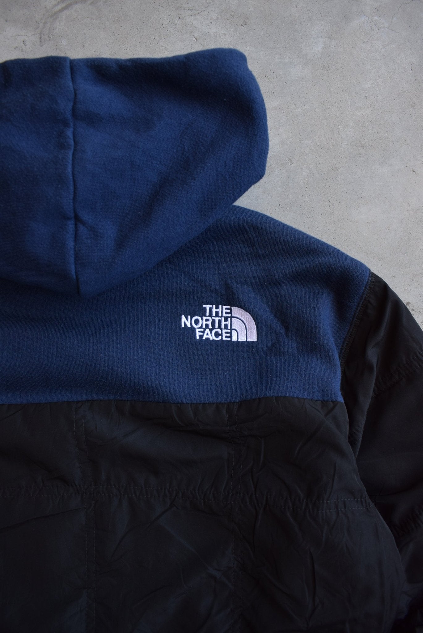 The North Face Navy & Black Embroidered Reversible Jacket — 2000s (S/M) - Retrospective Store