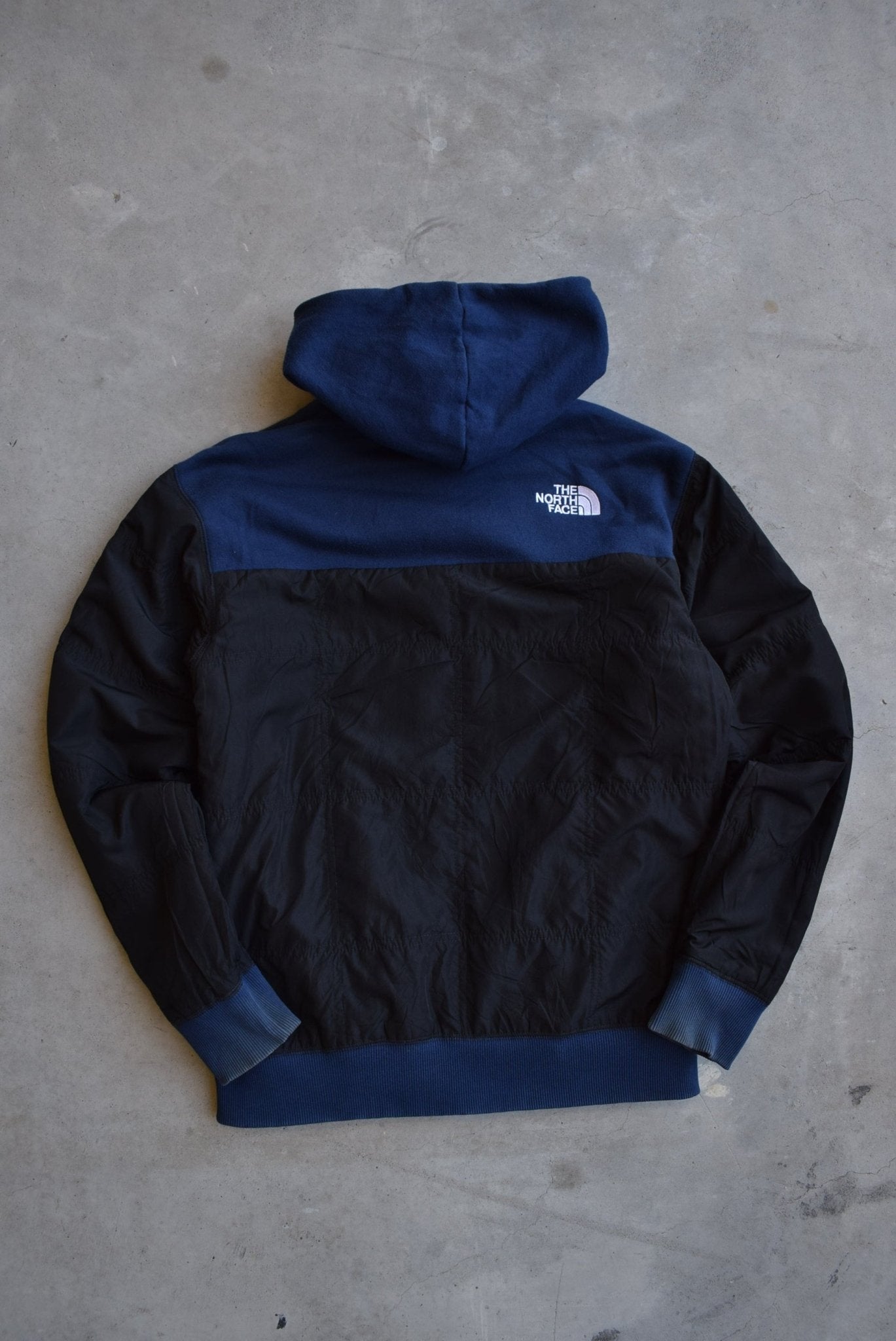 The North Face Navy & Black Embroidered Reversible Jacket — 2000s (S/M) - Retrospective Store